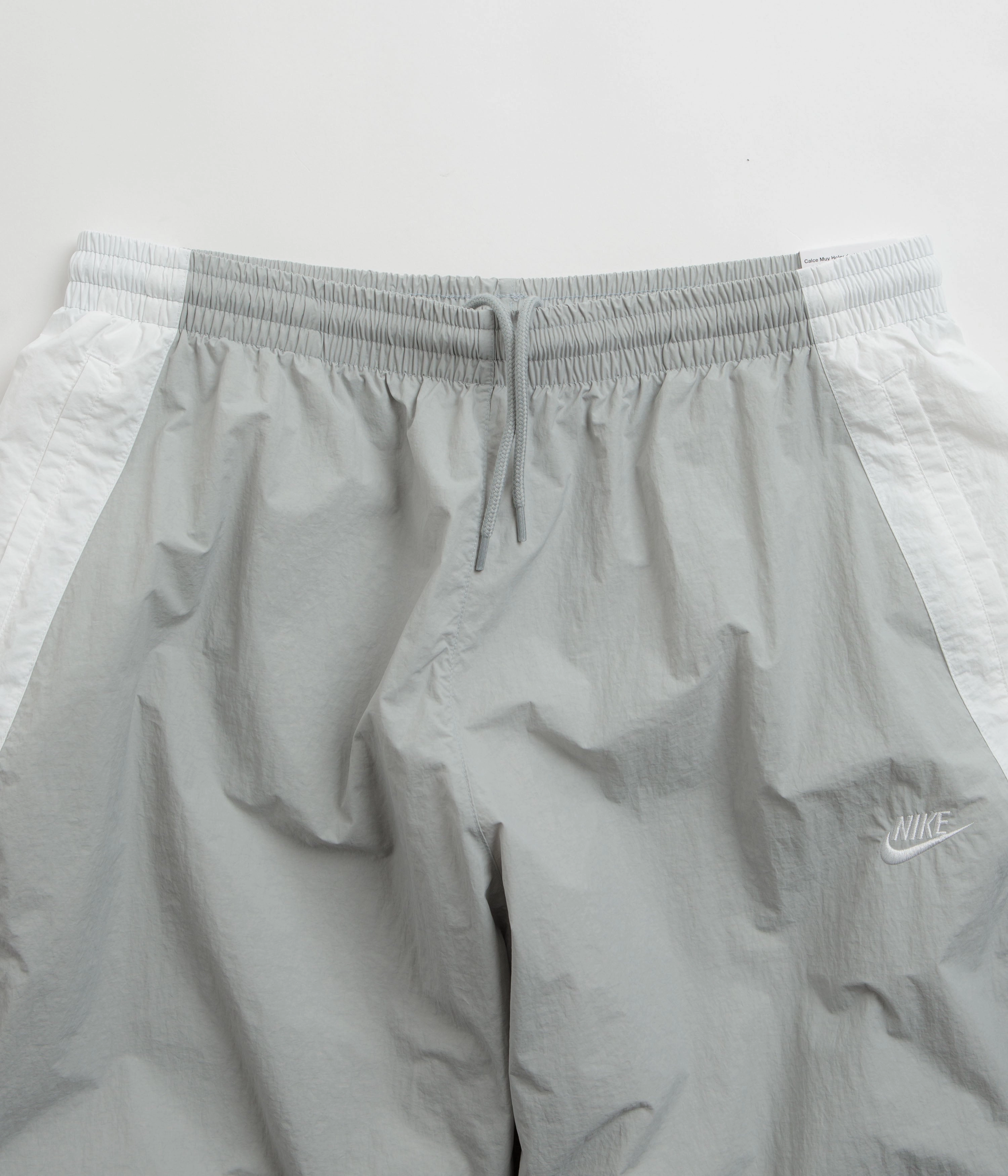Nike Woven Track Pants - Light Smoke Grey / White / Black / White Stretchable Work Comfort