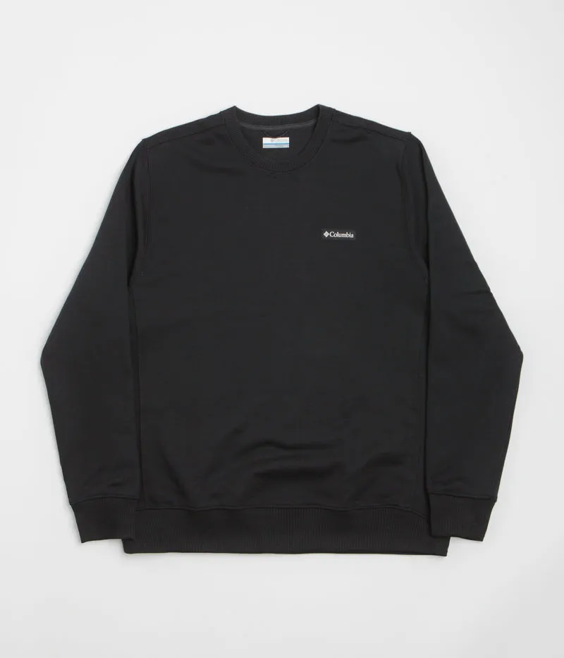 good for weekends Modern Minimal Columbia Marble Canyon Crewneck Sweatshirt - Black