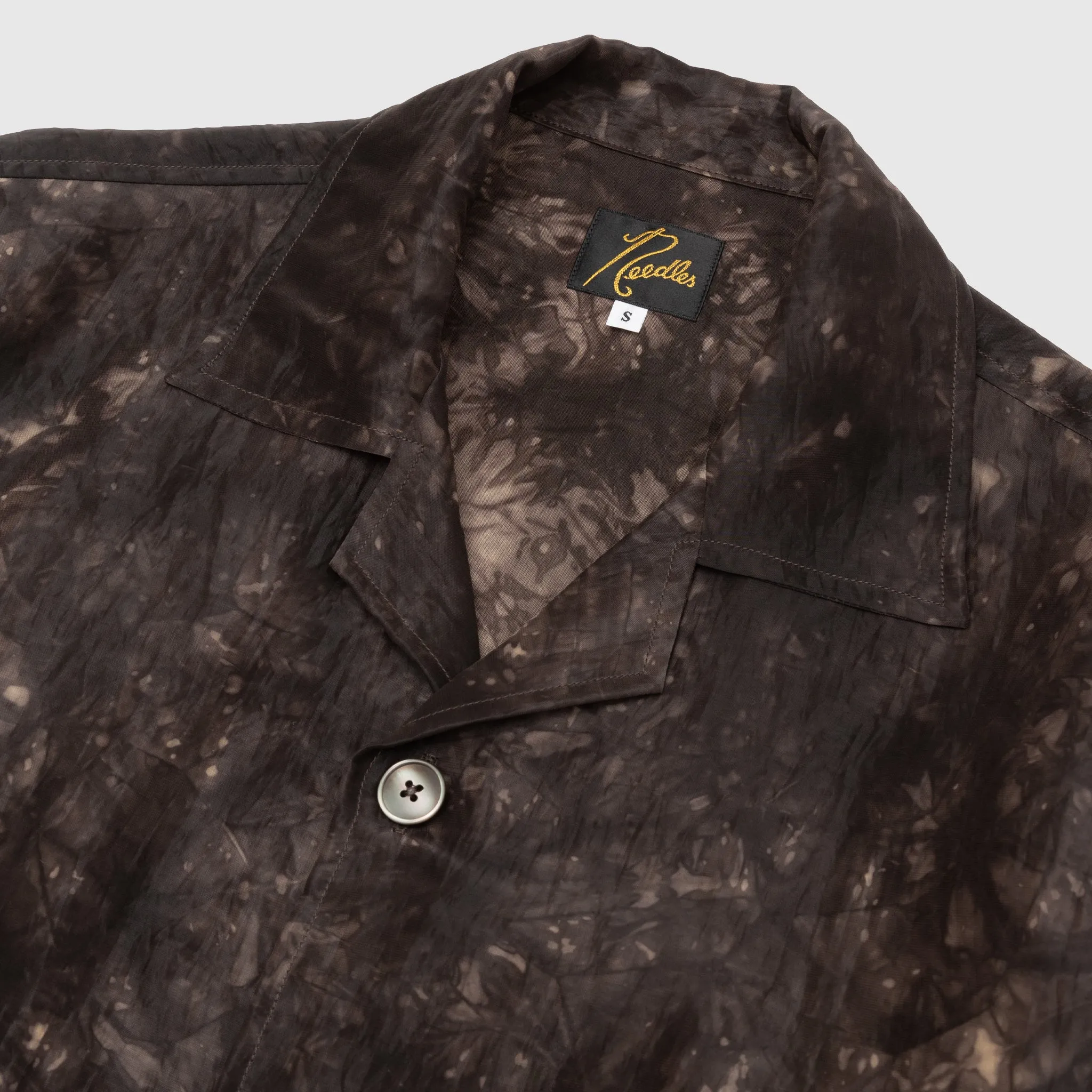 UNEVEN DYE CABANA SHIRT Cooling Mesh Lining Minimalist Aesthetic