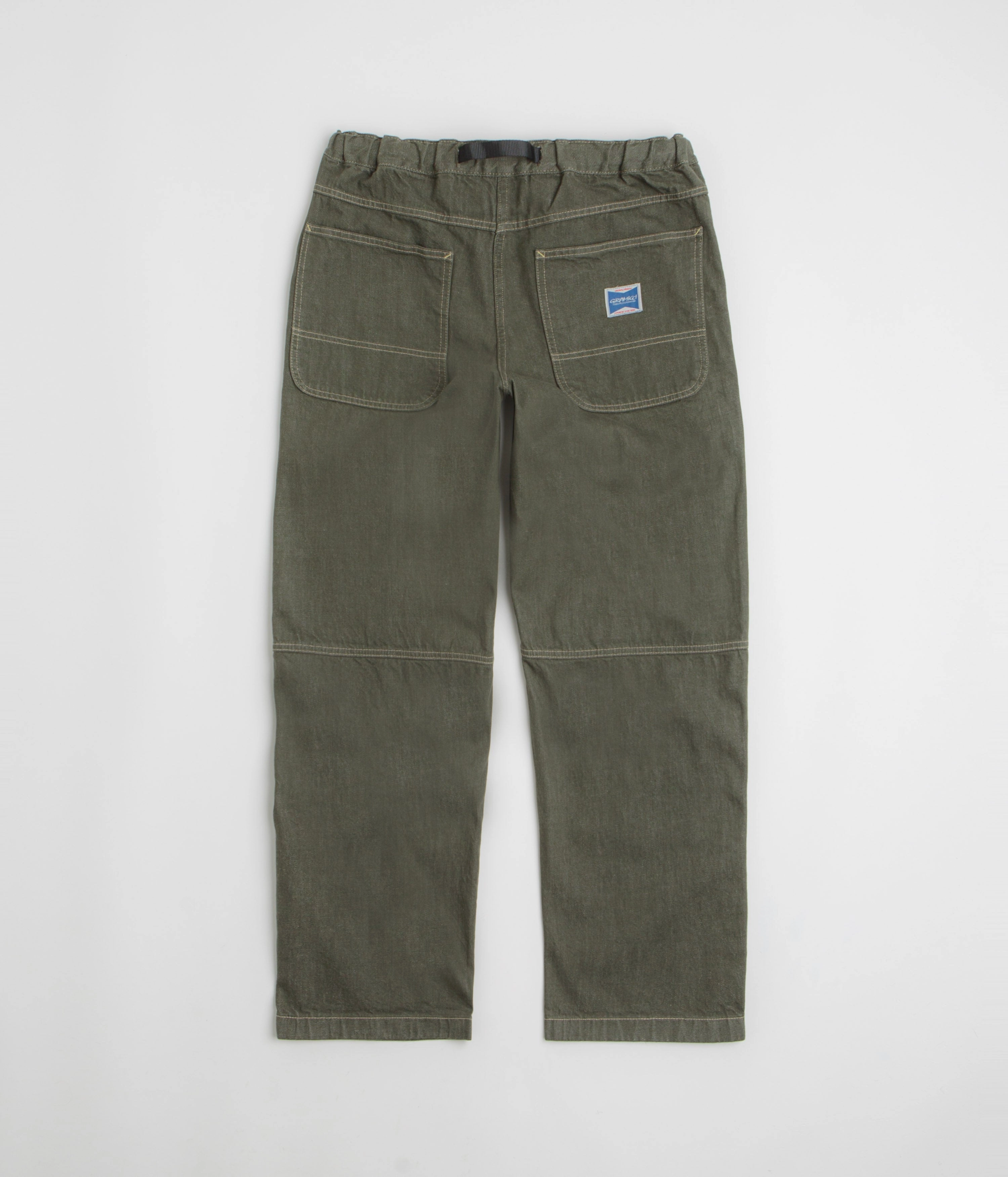 Easy Wear Gramicci Japanese Slub Denim Pants - Dark Sage