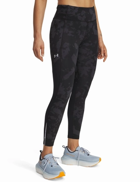 Launch Printed Ankle Tights - Black/Reflective Petite Size Daily Routine