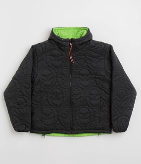No Problemo Alien-O Quilted Liner Jacket - Black Motivate Ergonomic Shoulder Design