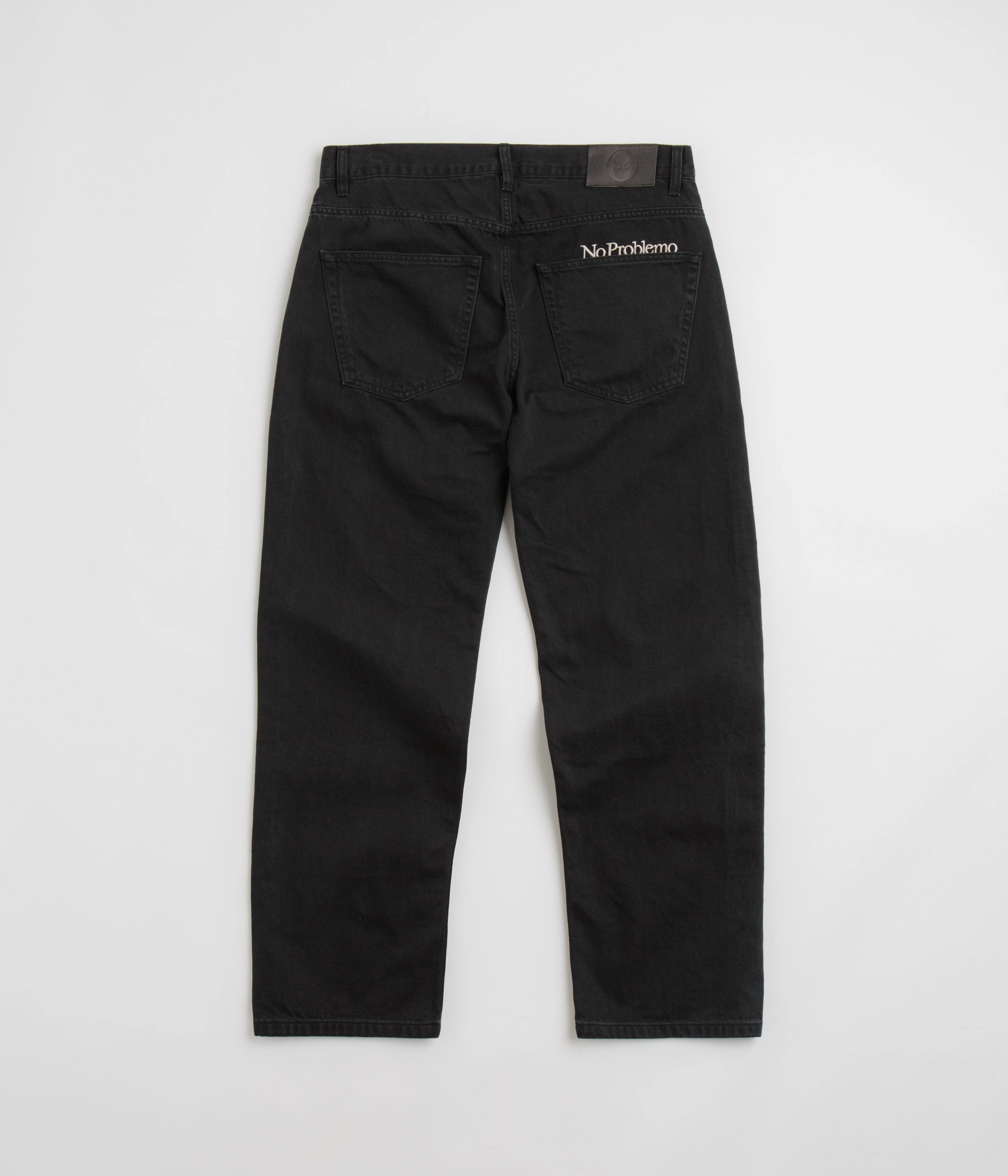 No Problemo Bagi Jeans - Black Non Binding Cuffs LightweightInsulation
