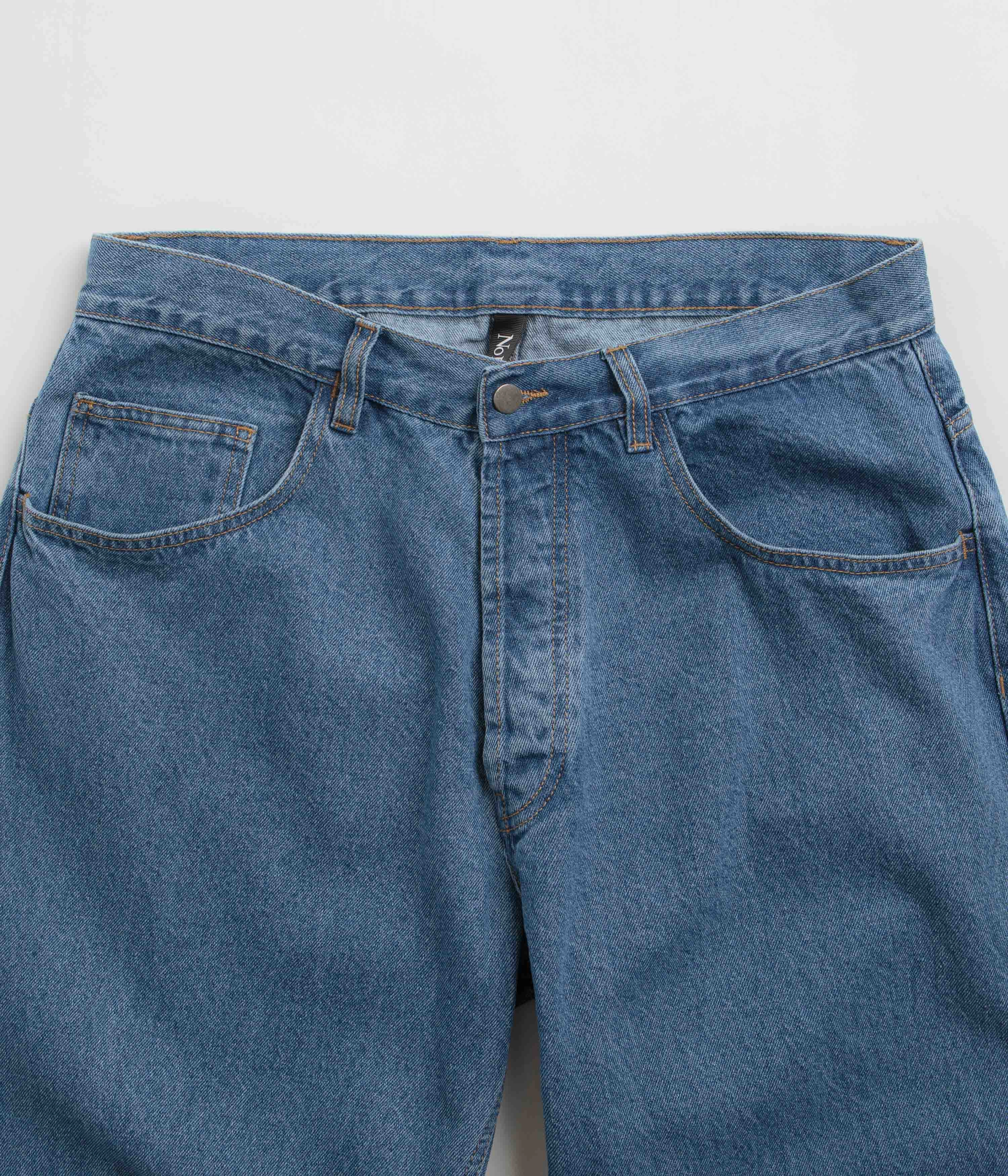 No Problemo Bagi Jeans - Blue Multi Pocket Design Comfortable Waistband