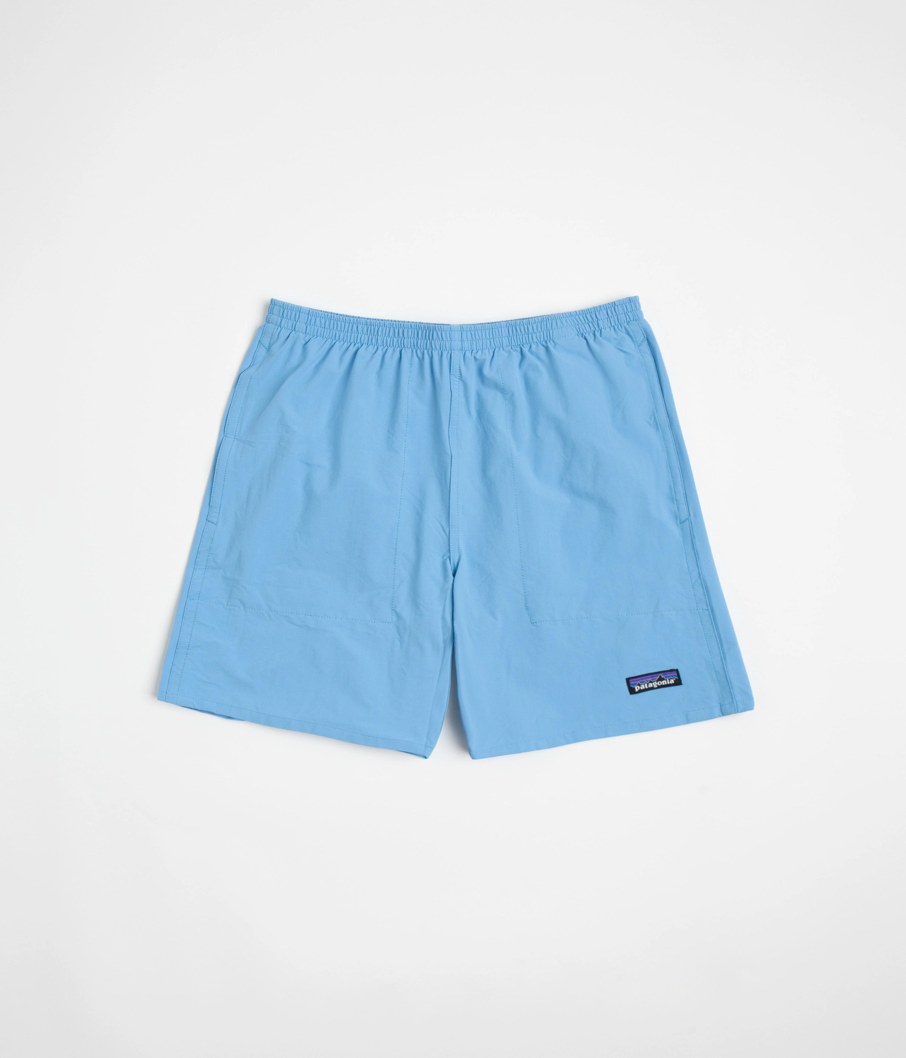 slim fit Moisture Wicking Technology Patagonia Baggies Lights 6.5" Shorts - Lago Blue