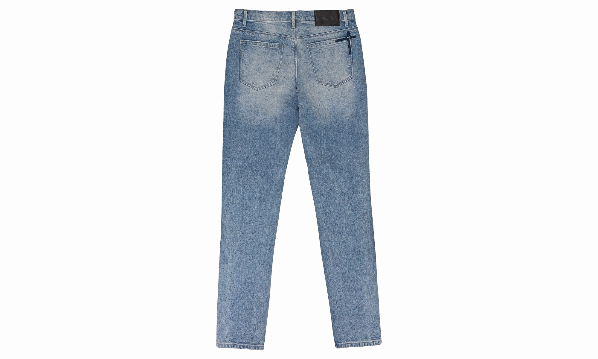 Couple Look Modern All Season Fit FADED DISTRESSED SKINNY JEANS "Blue"