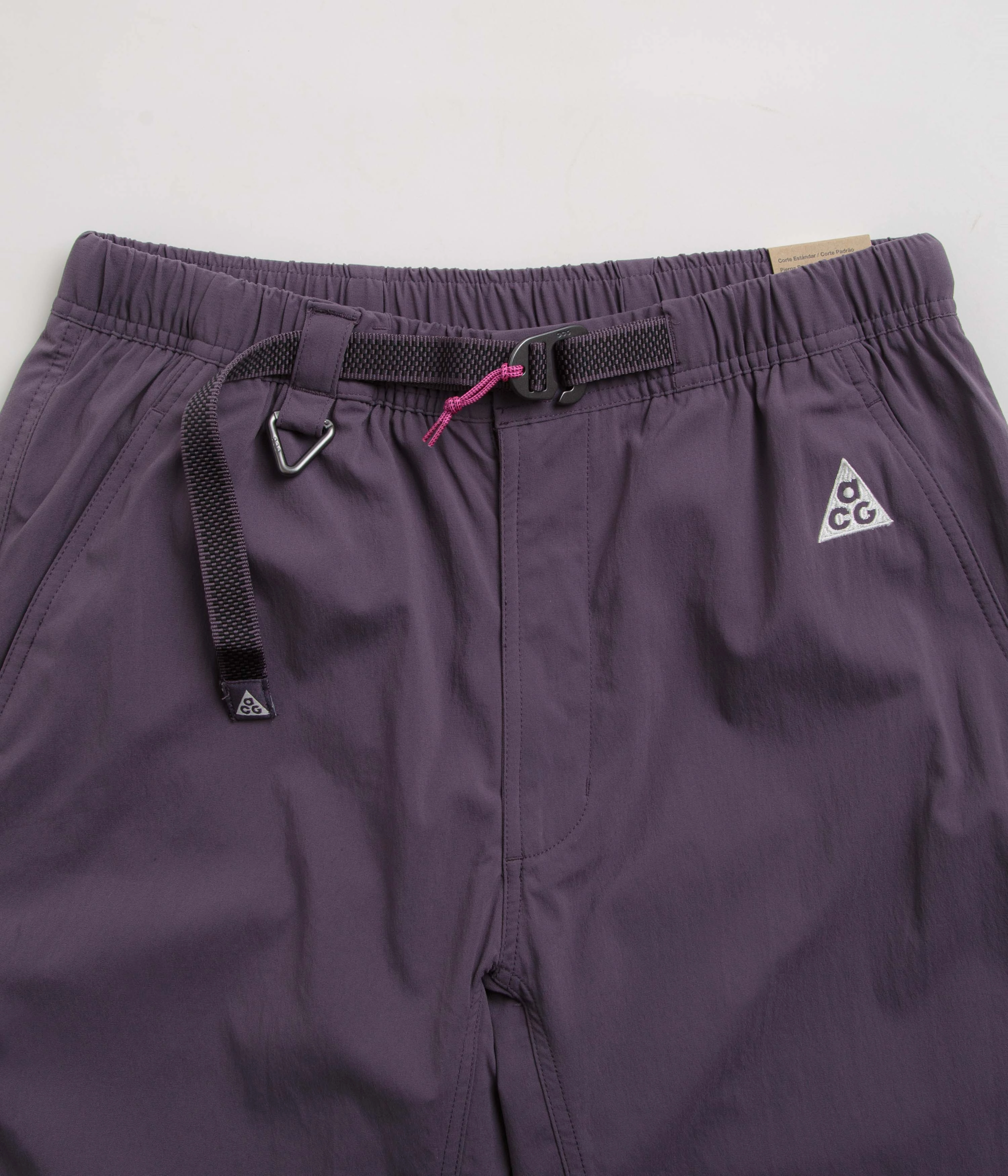 Nike ACG Hiking Pants - Dark Raisin / Black / Summit White Seasonless wear Reinforced Stitching