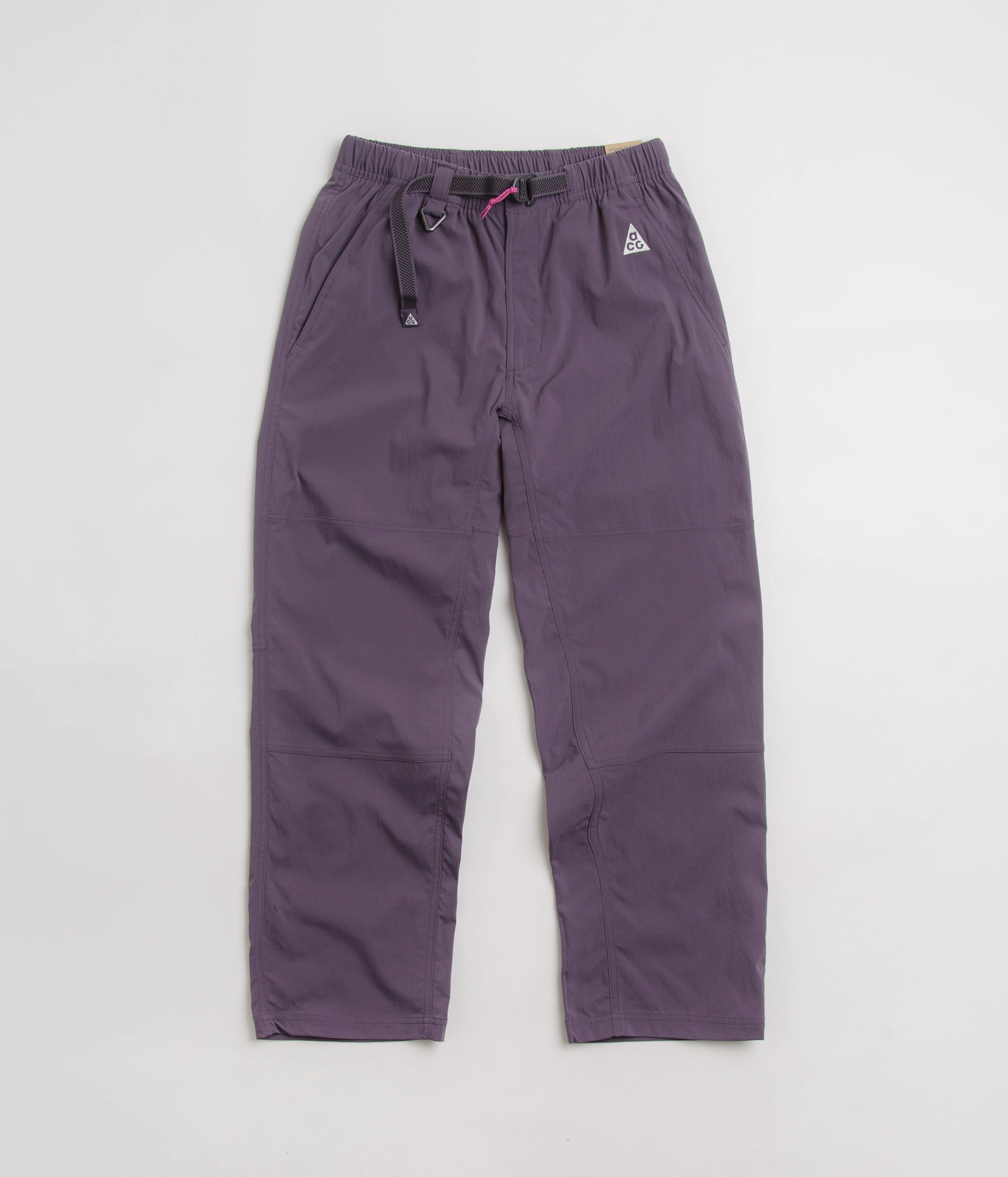 Odor Control Technology Wide Leg Nike ACG Hiking Pants - Dark Raisin / Black / Summit White