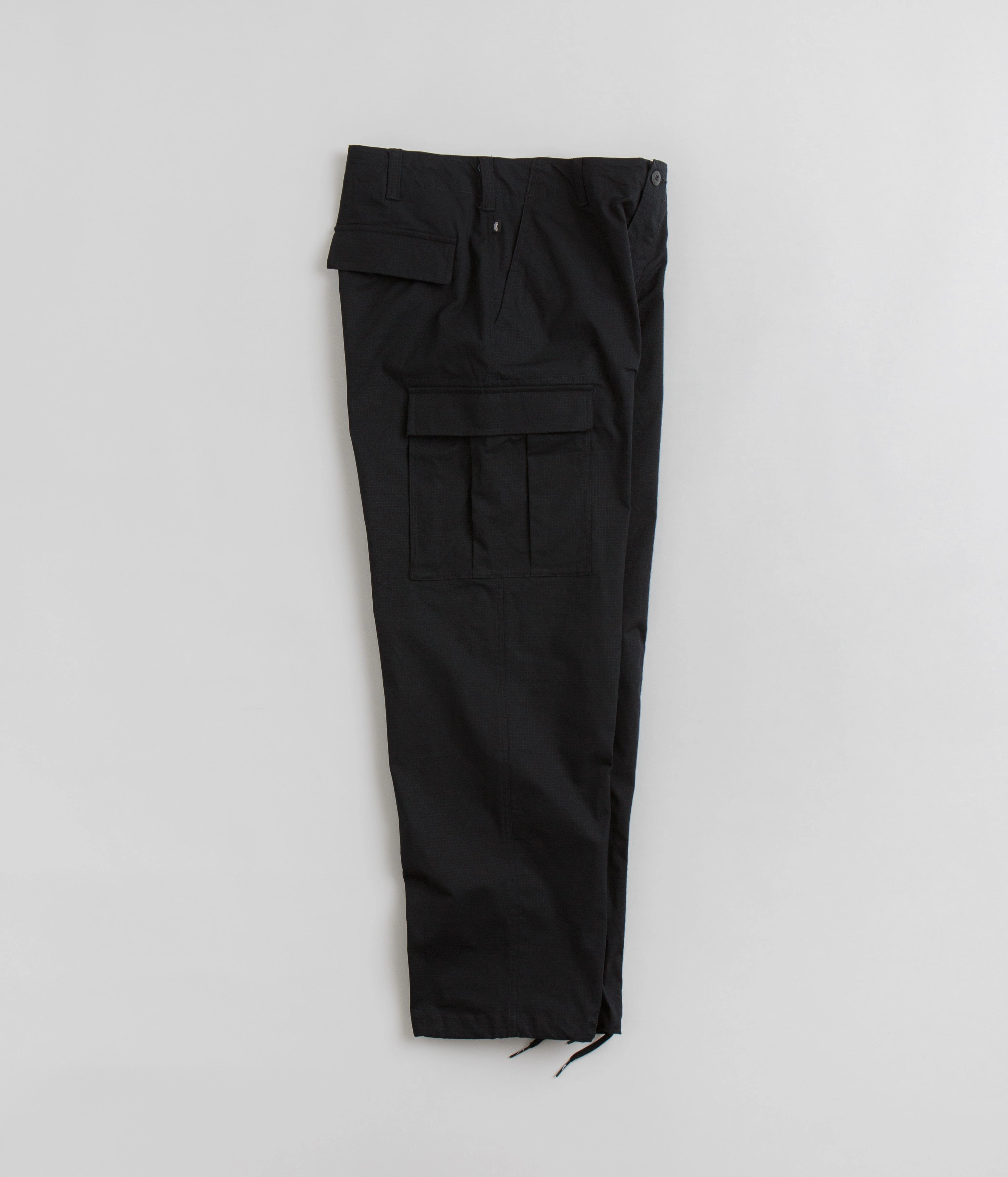Soft Brush Lining Anti Pilling Treatment Nike SB Kearny Cargo Pants - Black