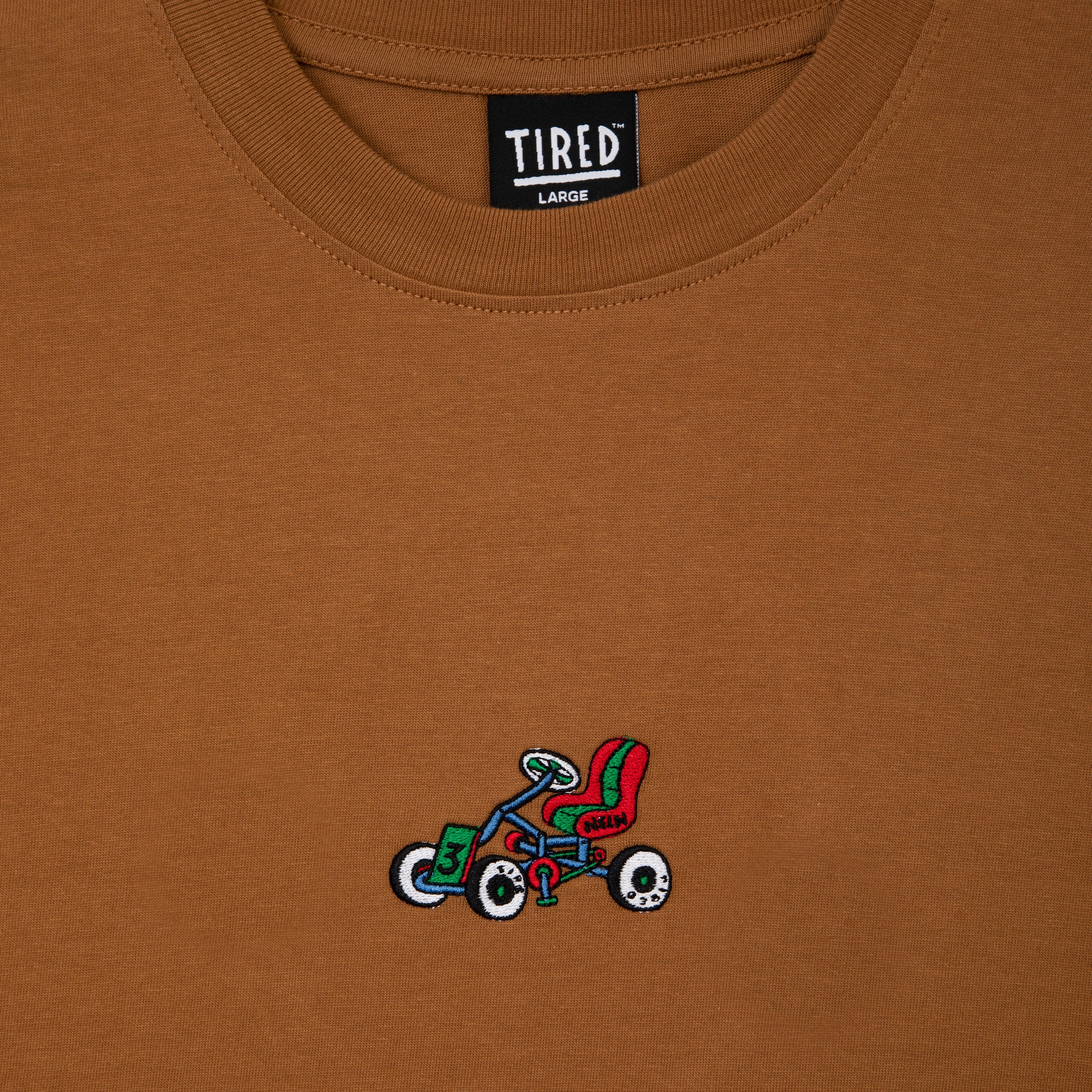 Tired Semi Tired Longsleeve T-Shirt Timeless Piece Double Stitched Seams