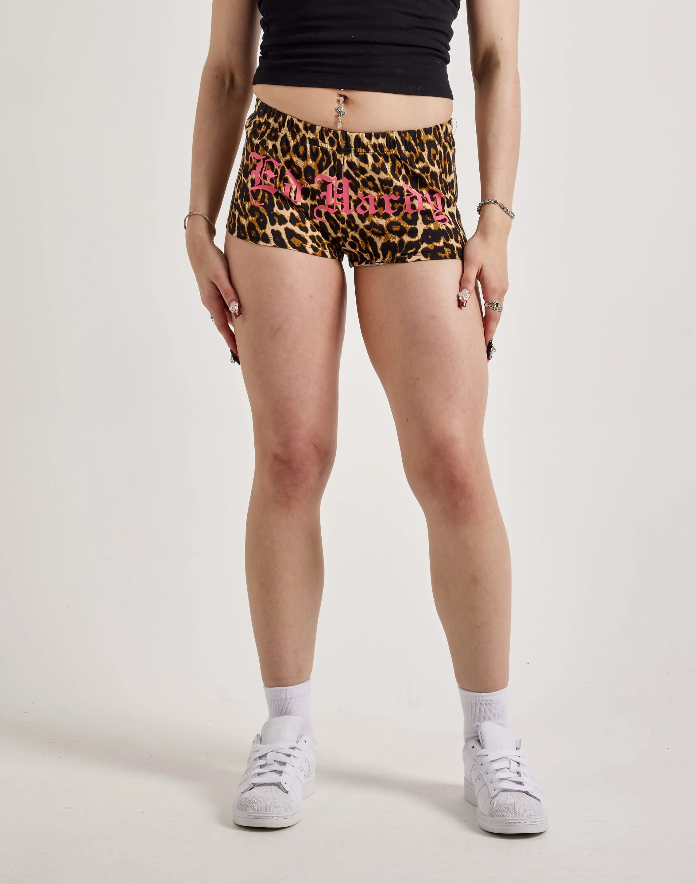 Ed Hardy Heart Wings Booty Shorts MoistureWicking
