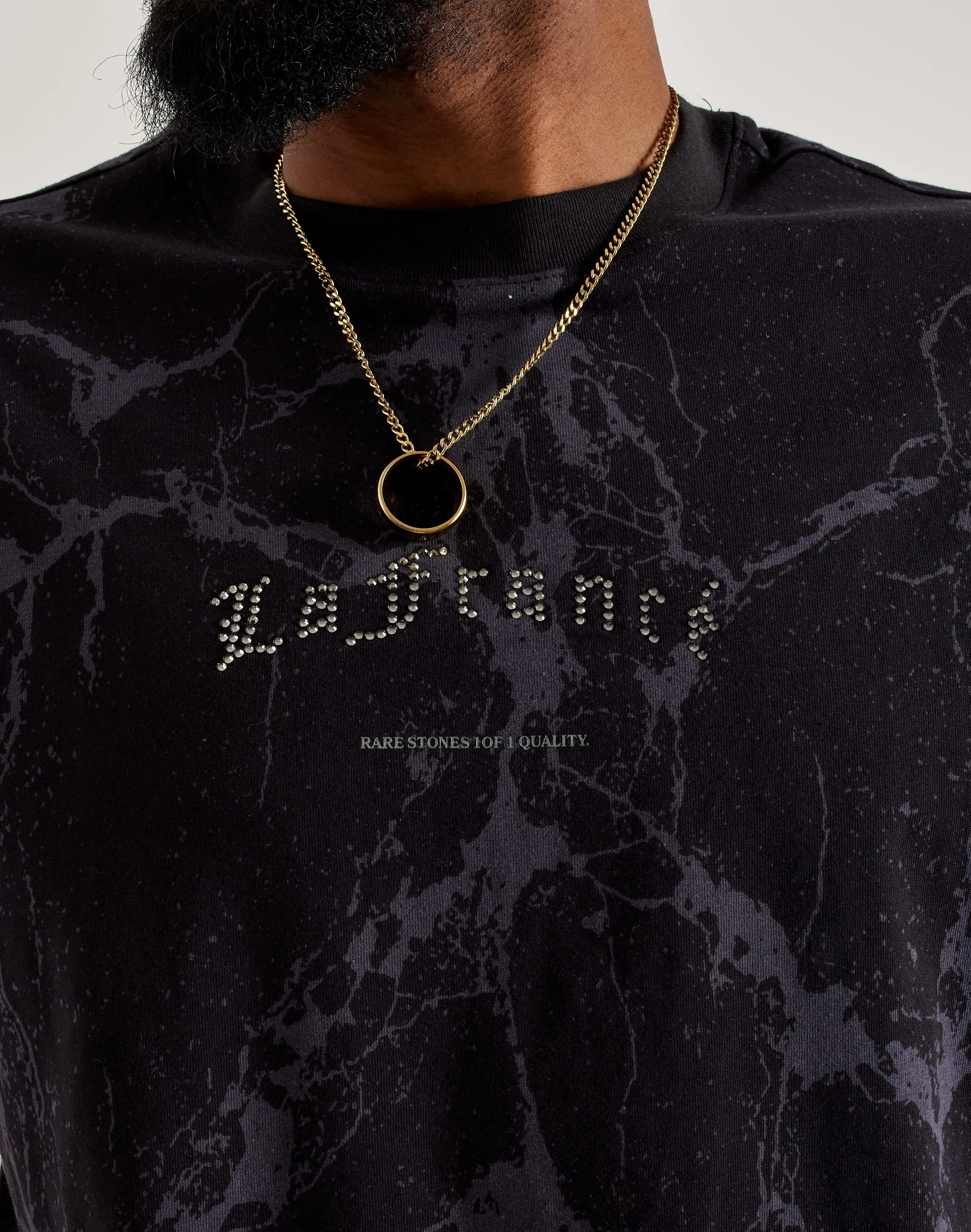Quiet Luxury TaglessLabel Puma LaFrance Marble Rhinestone Tee