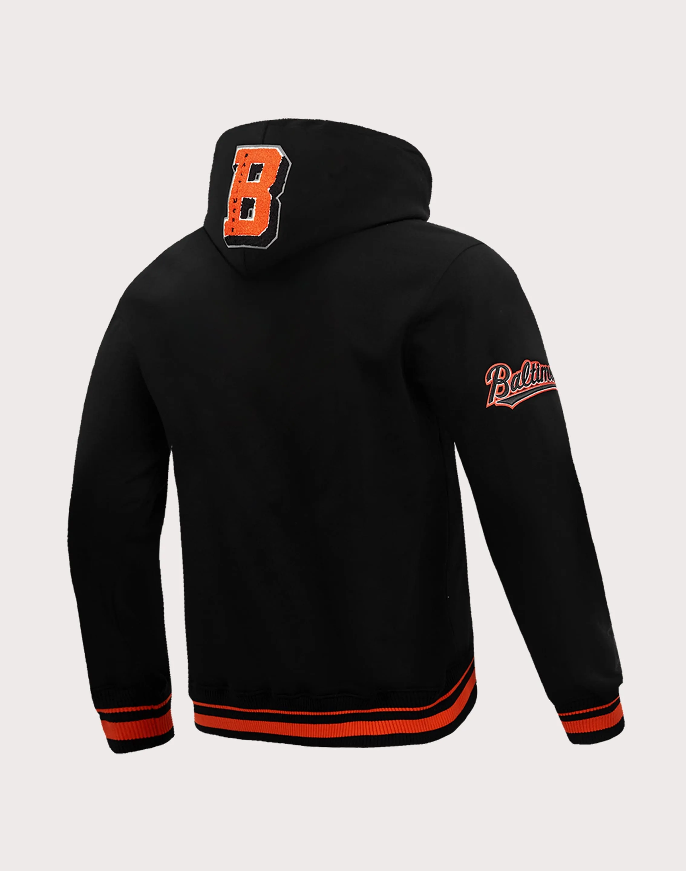 Pro Standard MLB Baltimore Orioles Mashup Rib Hoodie QuickRelease Closure