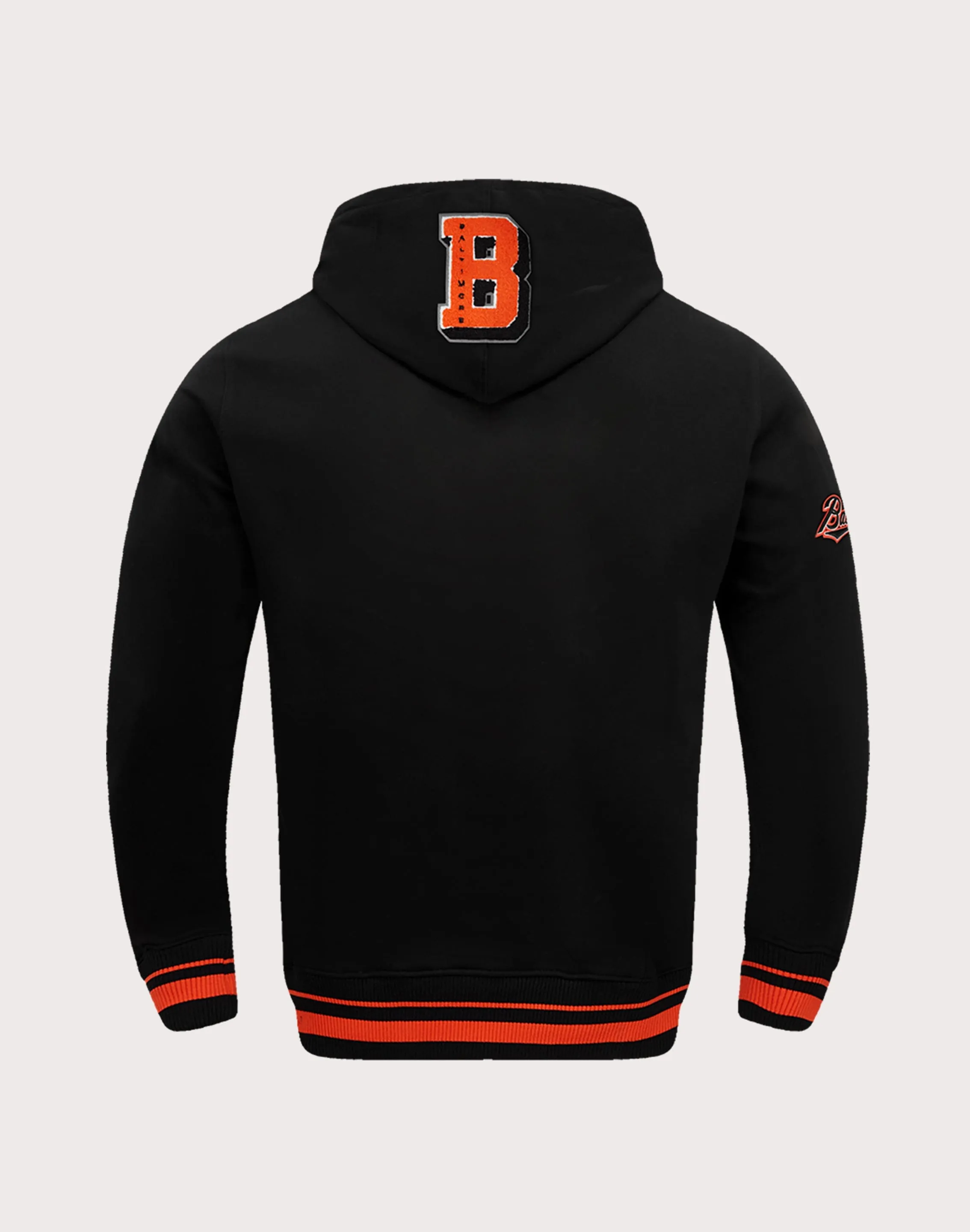 Pro Standard MLB Baltimore Orioles Mashup Rib Hoodie Formal Tone AntiStaticLining