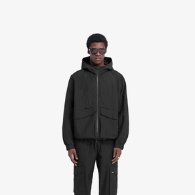 Cool Frame Represent | TECH CARGO JACKET { JET BLACK