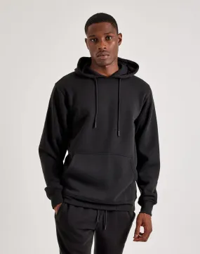 DH Essentials Basic Pullover Fleece Hoodie Soft Jersey AdjustableCuffs