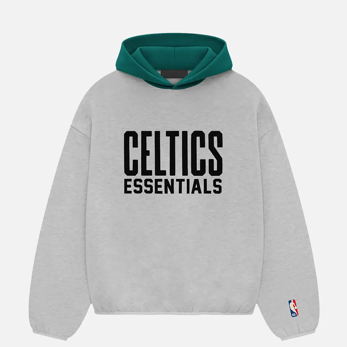 ESSENTIALS CELTICS HOODIE - LIGHT HEATHER Airflow Vents