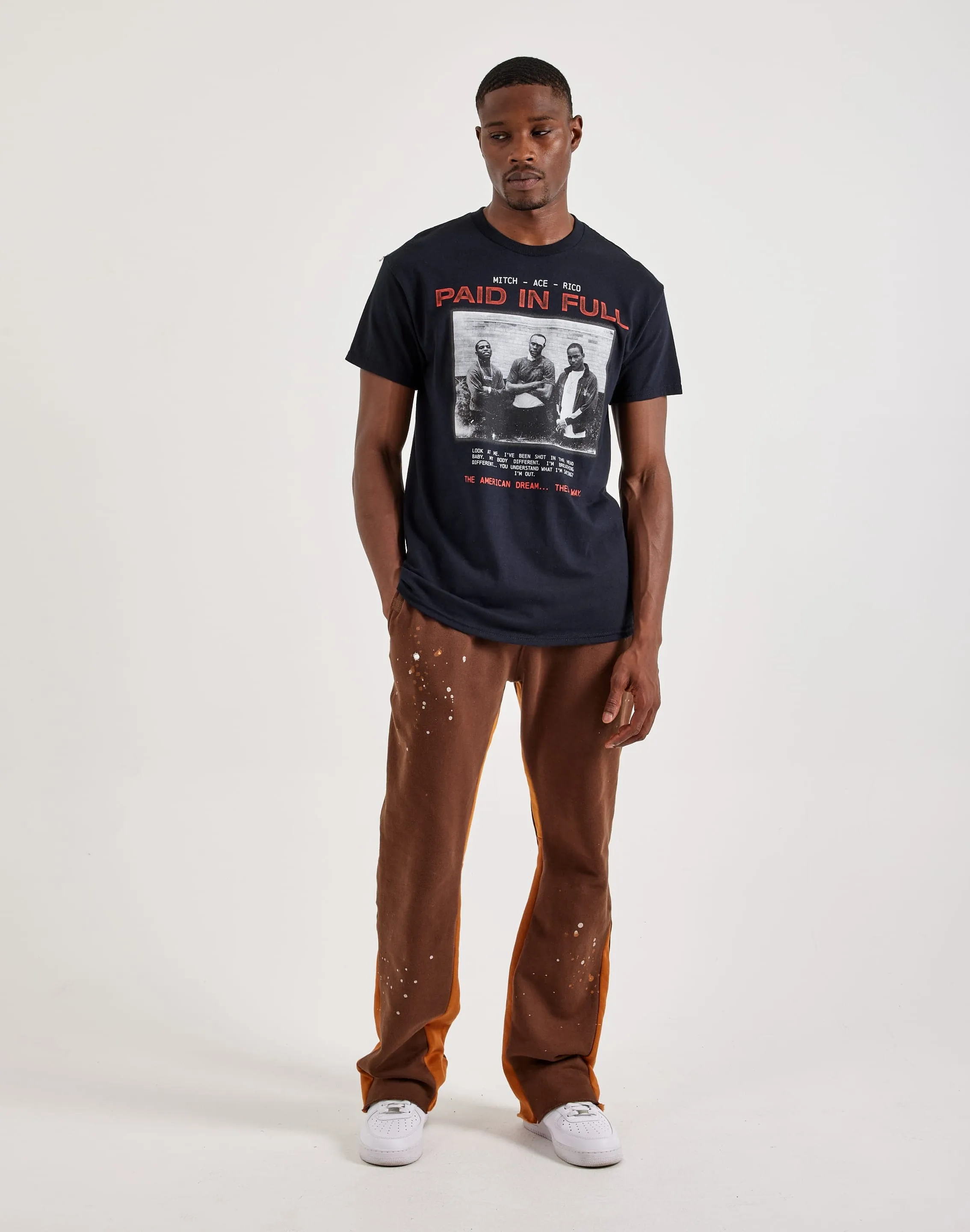 Work Safe Goodie Two Sleeves Paid In Full Rico Tee