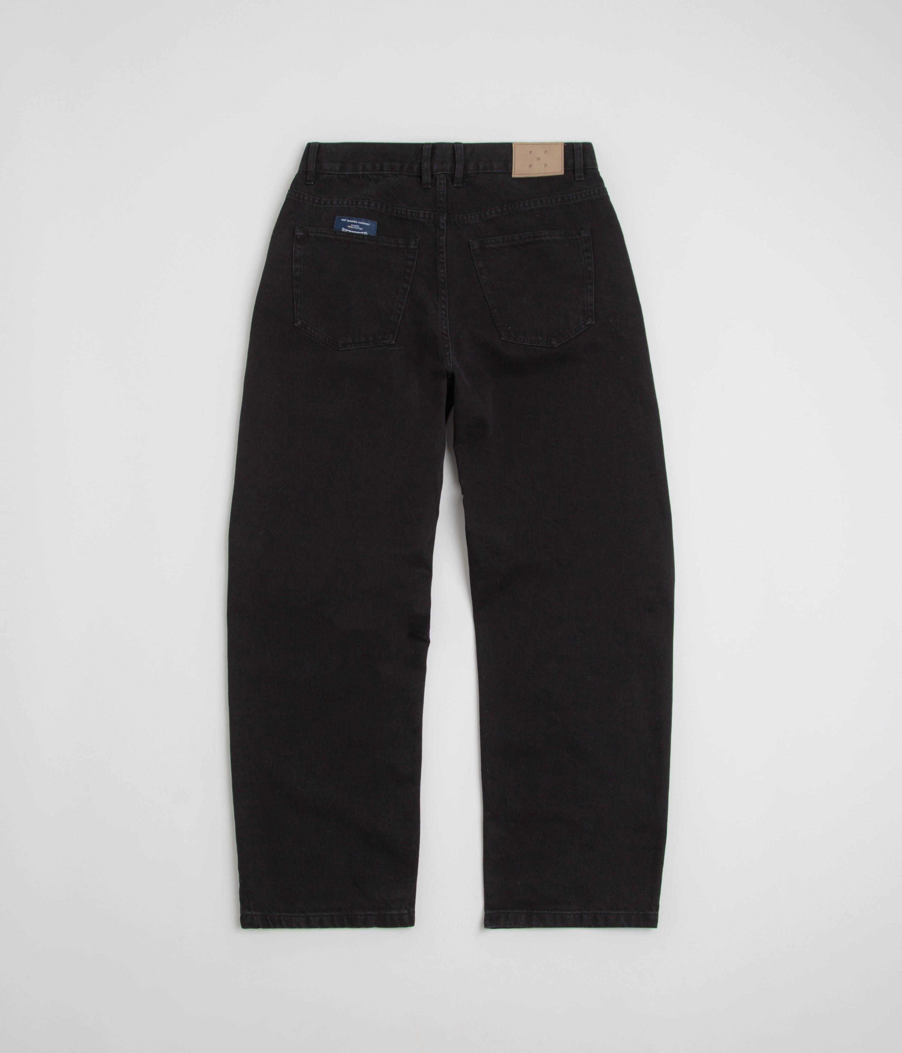 Tear Resistant Simple Silhouette Pop Trading Company DRS Denim Pants - Black