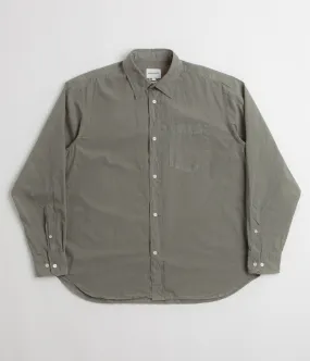 High-End Finish Norse Projects Mo Cotton Tencel Shirt - Mid Khaki