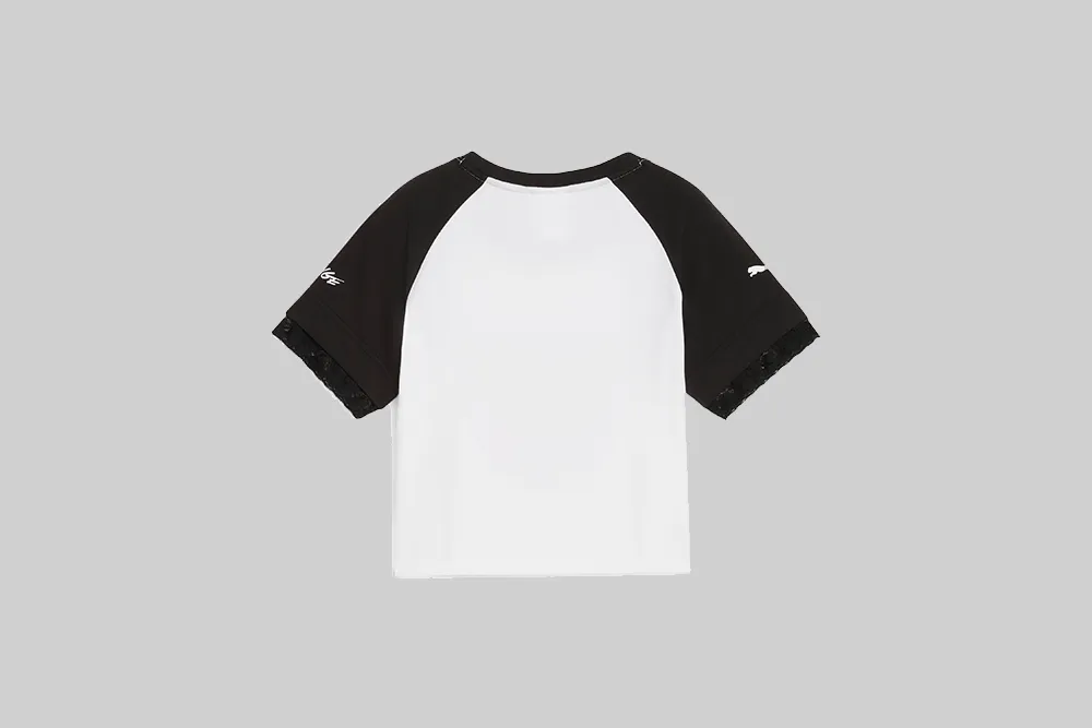 Women's PUMA X A$AP ROCKY Flacko Smile Baby Tee Mesh Lining Double Layered Hood Assembly