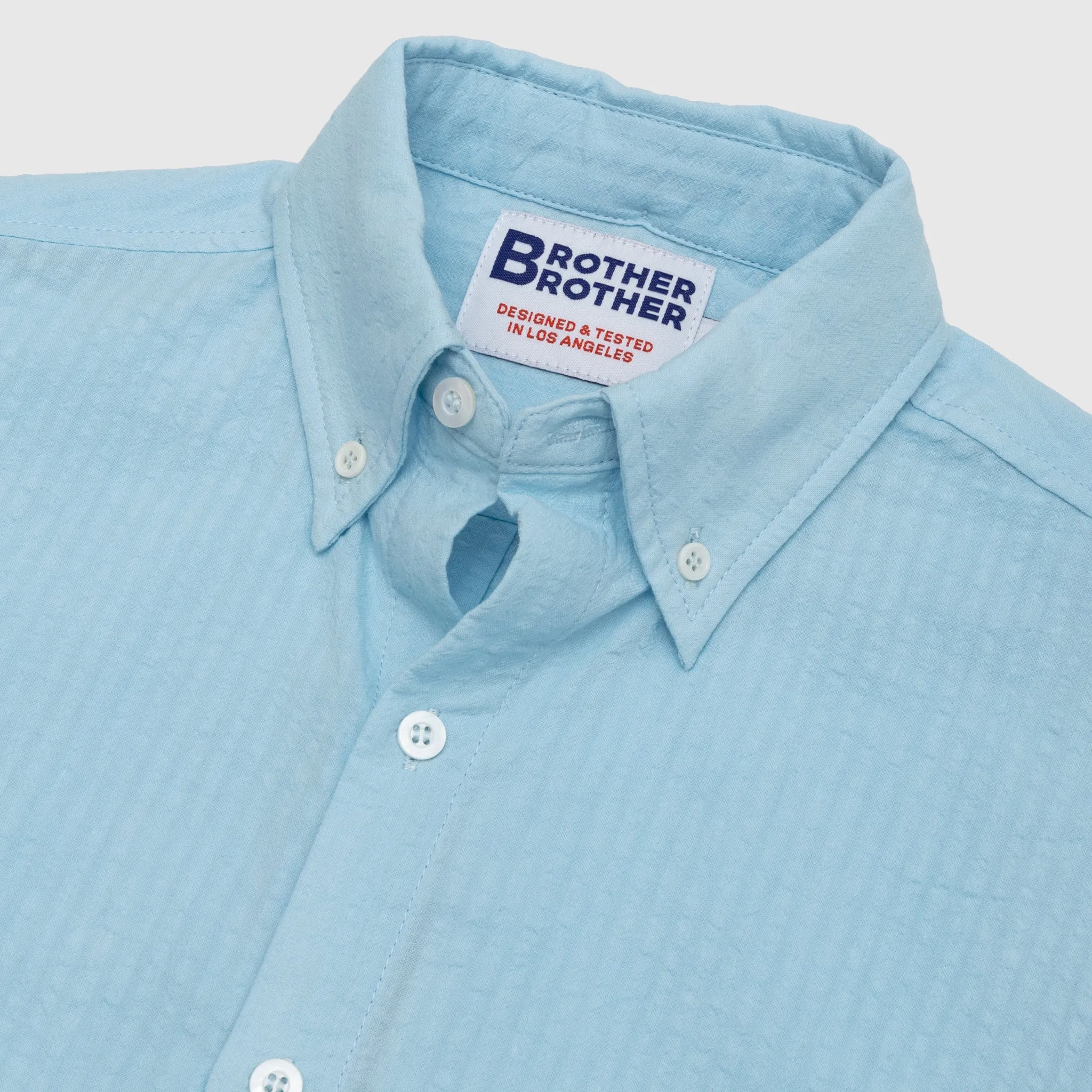 SIMPLE STITCH SEERSUCKER SHIRT Graphic Art