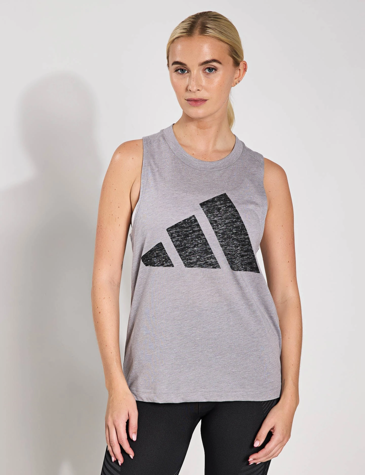 Essentials Winners Tank Top - Solid Grey/Black Military - grade