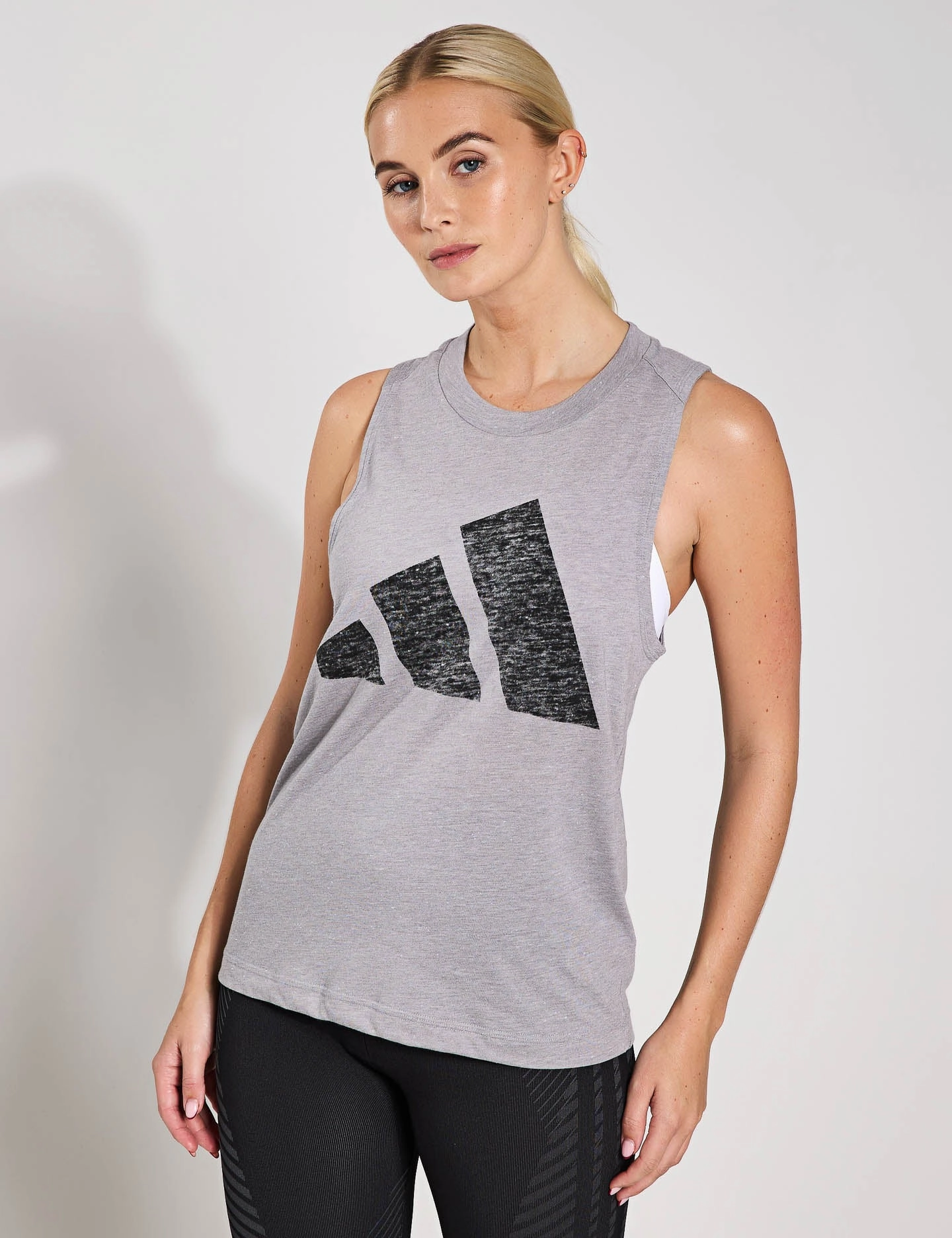 Essentials Winners Tank Top - Solid Grey/Black Low Maintenance Fabric