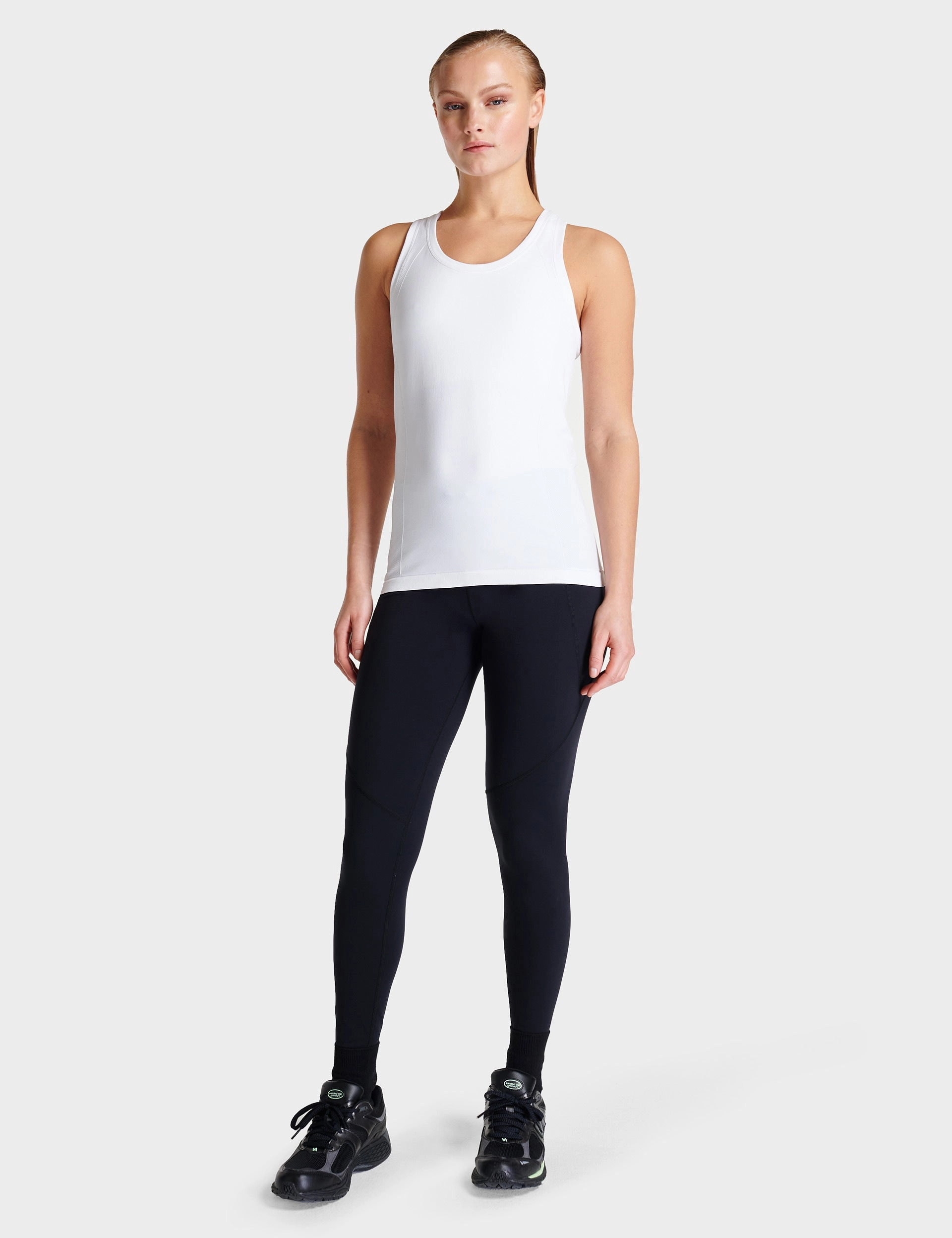 Athlete Seamless Gym Vest - White Security