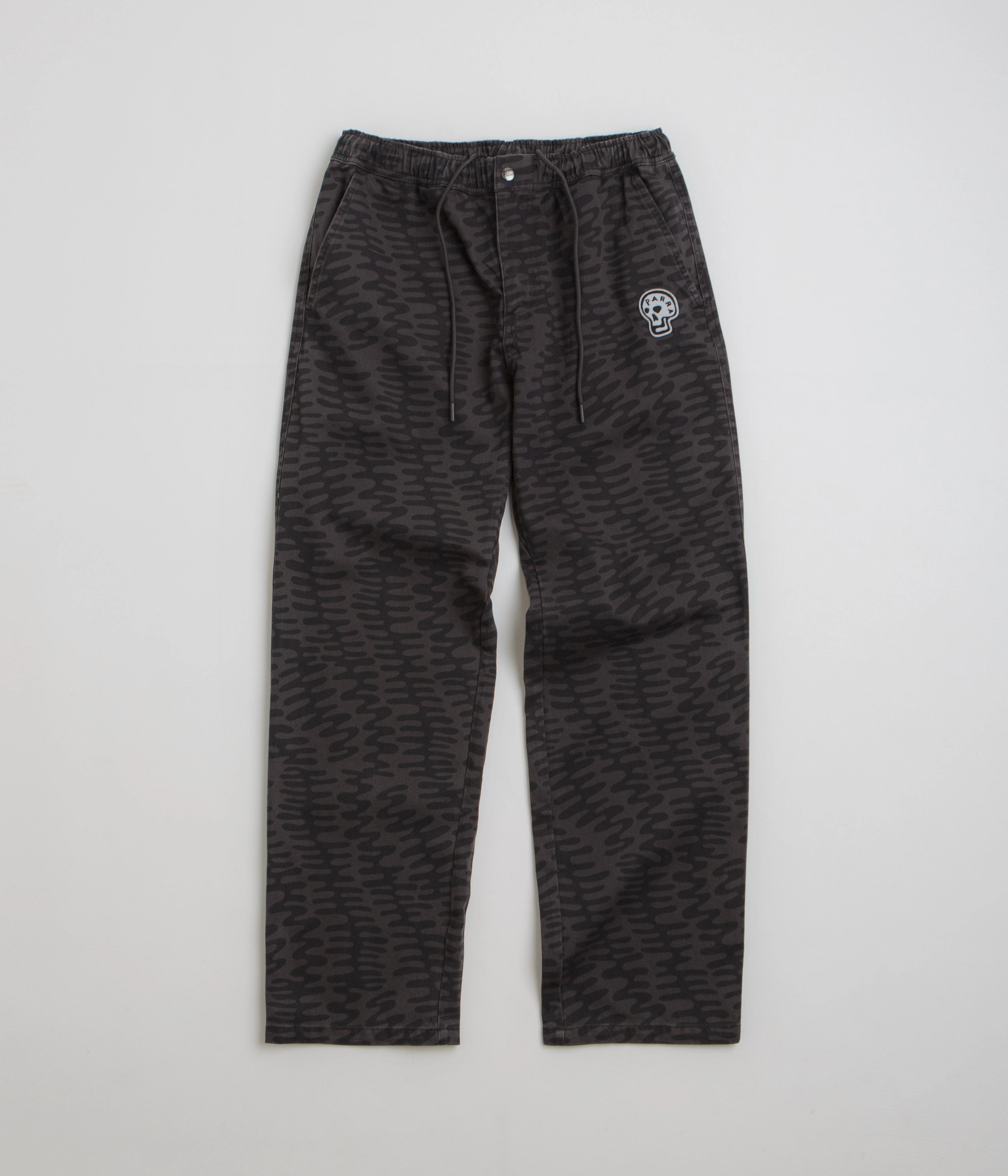 by Parra Stitched Skull Pants - Washed Grey ErgonomicArticulatedDesign Wrinklefree