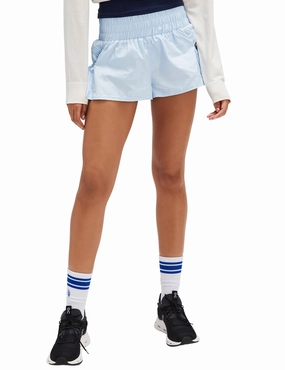 Get Your Flirt On Shorts - Baseline Blue anti static coating