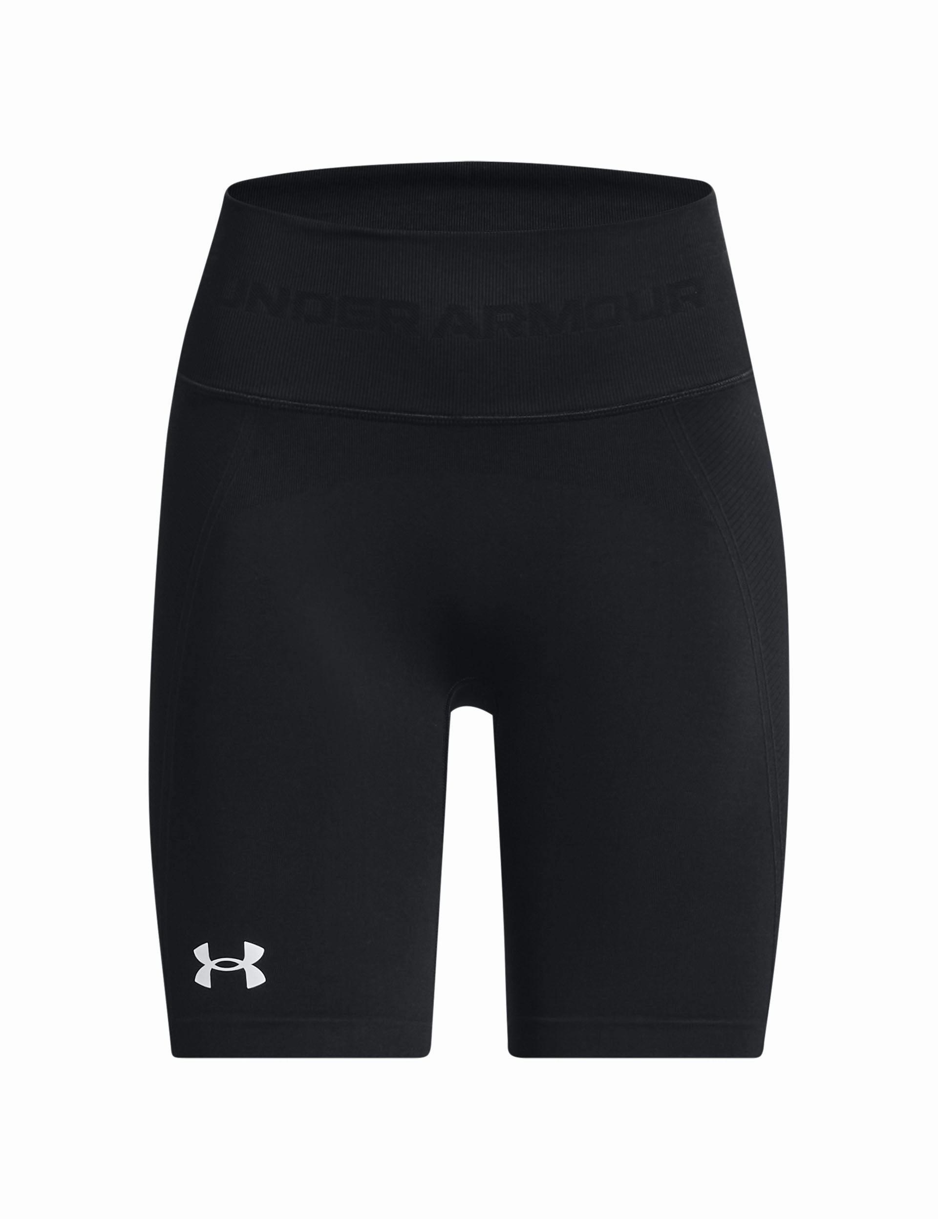 Train Seamless Shorts - Black/White Wear Resistant Fabric Pre Shrunk Cotton Blend