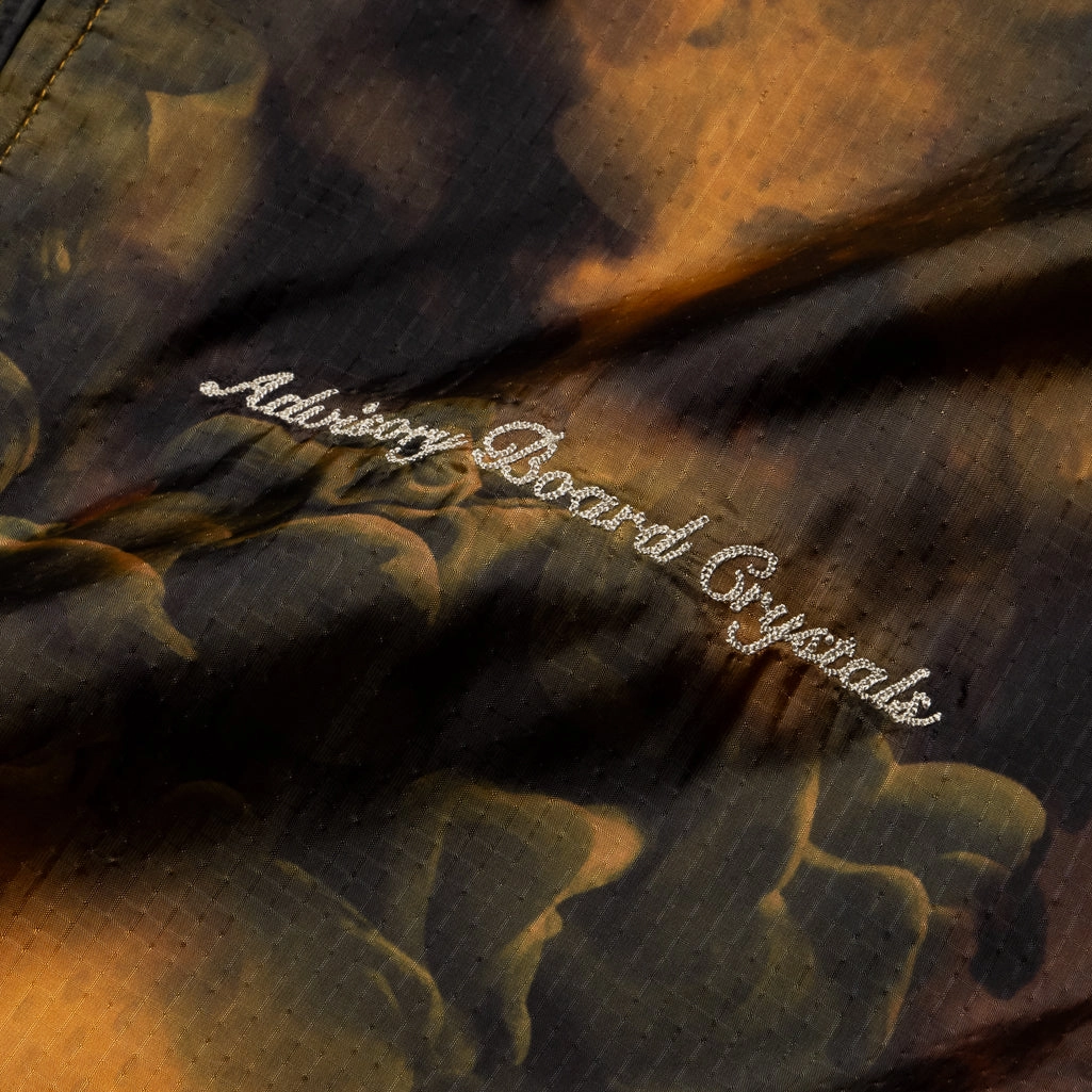 Advisory Board Crystals Tie Dyed Ripstop Jacket - Gold Hook and loop fasteners