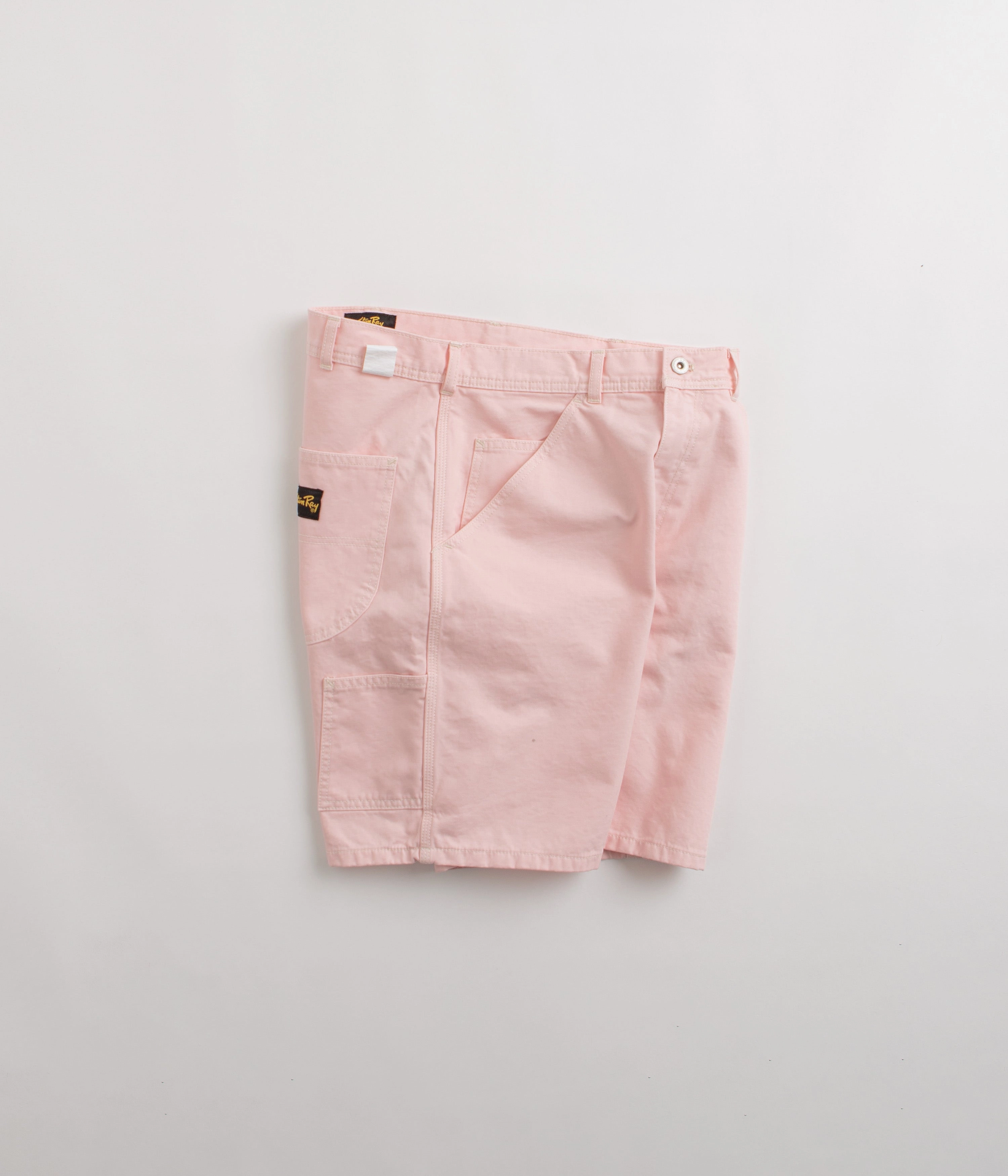Stan Ray Painter Shorts - Pink Vented Hem Details Biodegradable Material Option
