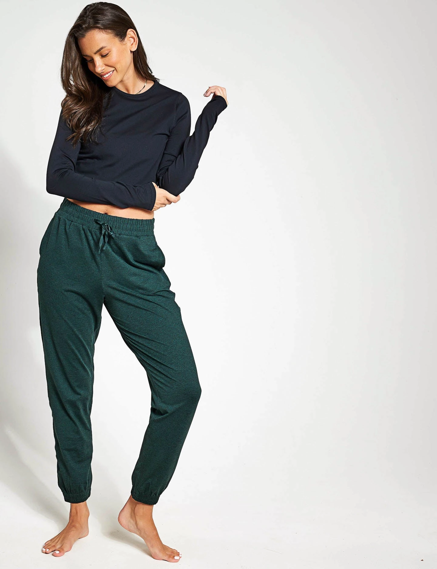 ReSet Jogger - Moss Reinforced Hemlines