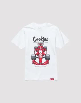 Cookies Sf Formula 1 White Tee Design Glow