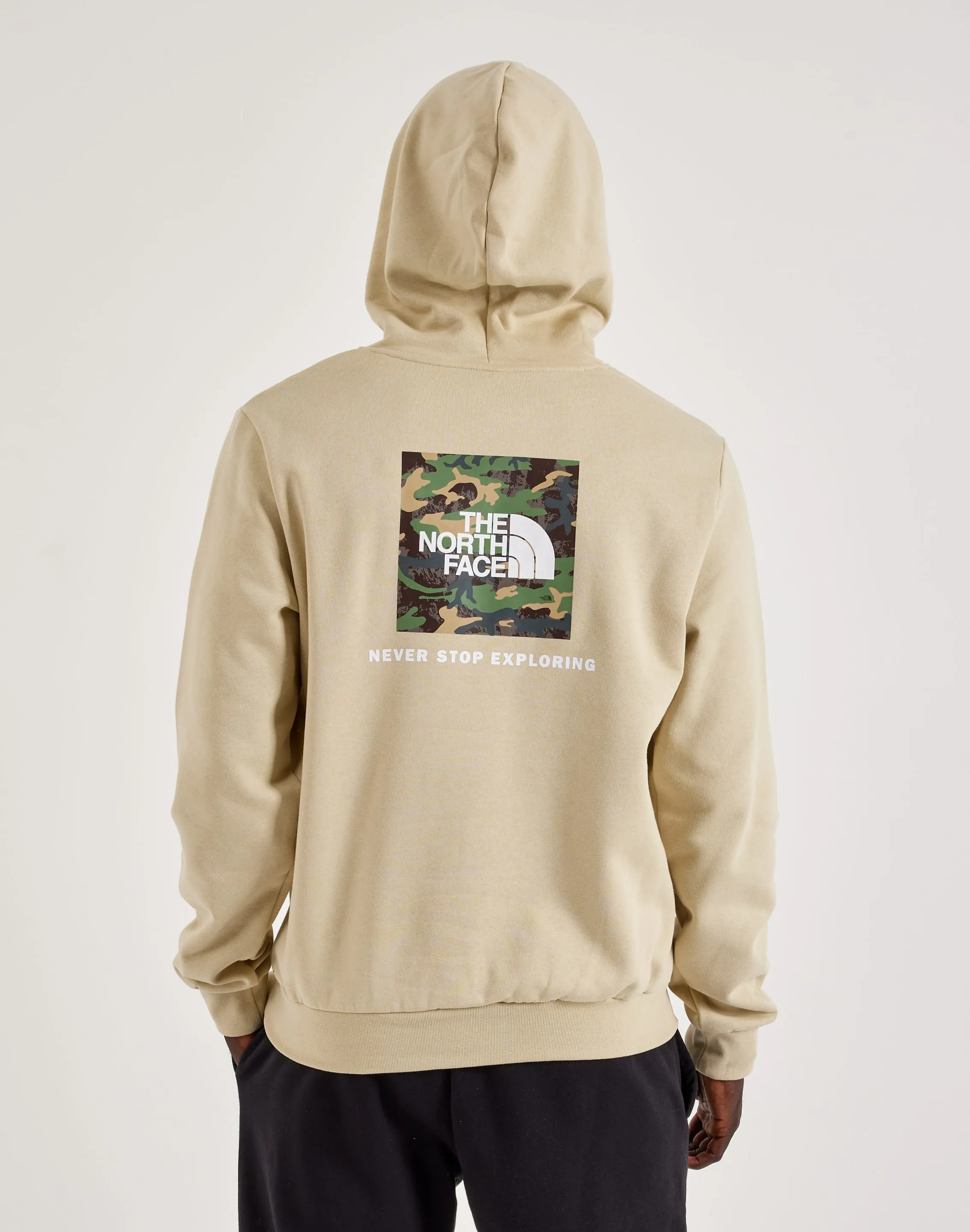 The North Face Evolution Box Logo Fleece Hoodie WrinkleFree Material Soul Ease