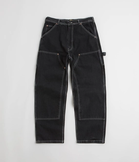 Stan Ray Double Knee Pants - Stonewashed Black Denim All Season