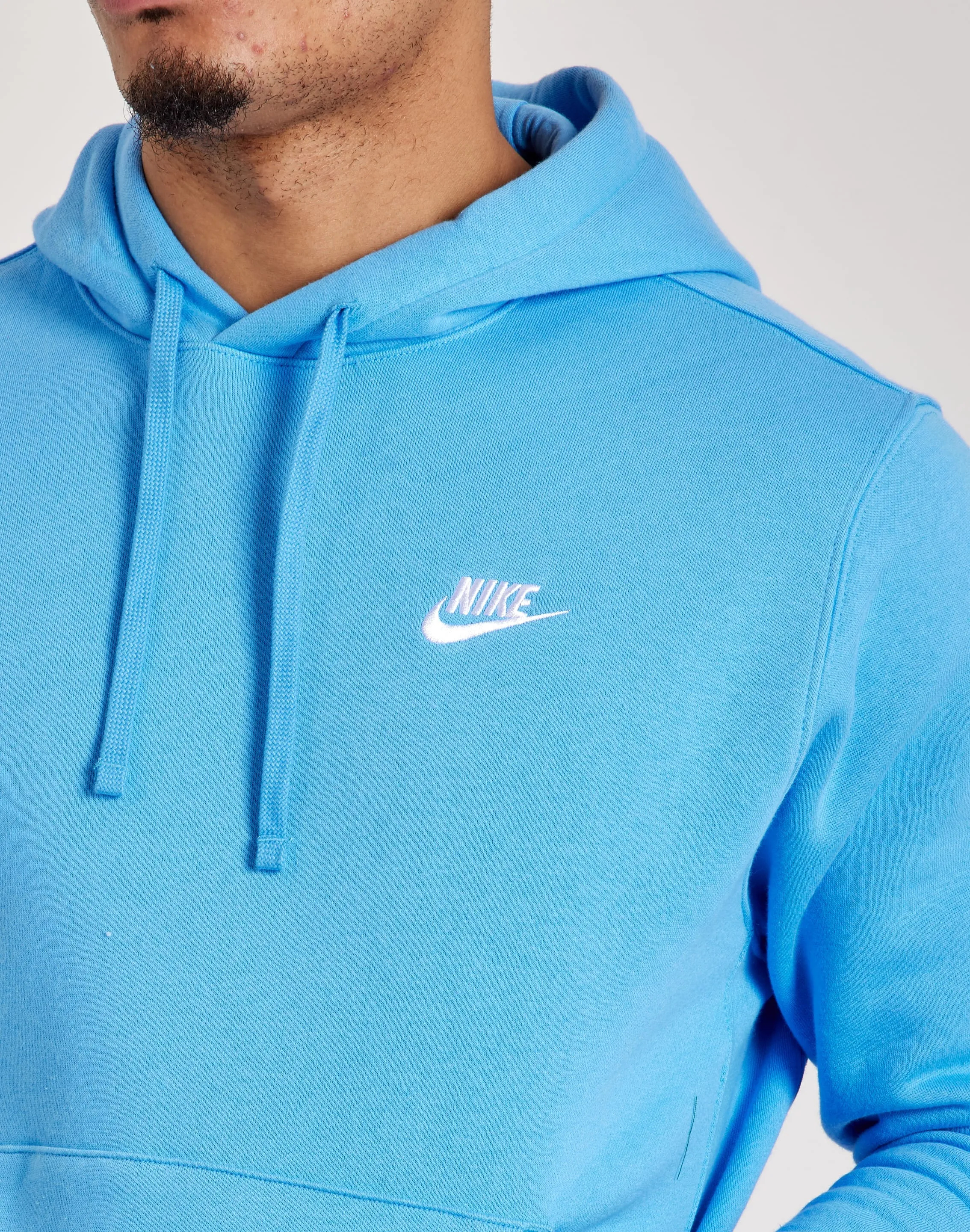 BiasCut Trims Nike Club Fleece Pullover Hoodie