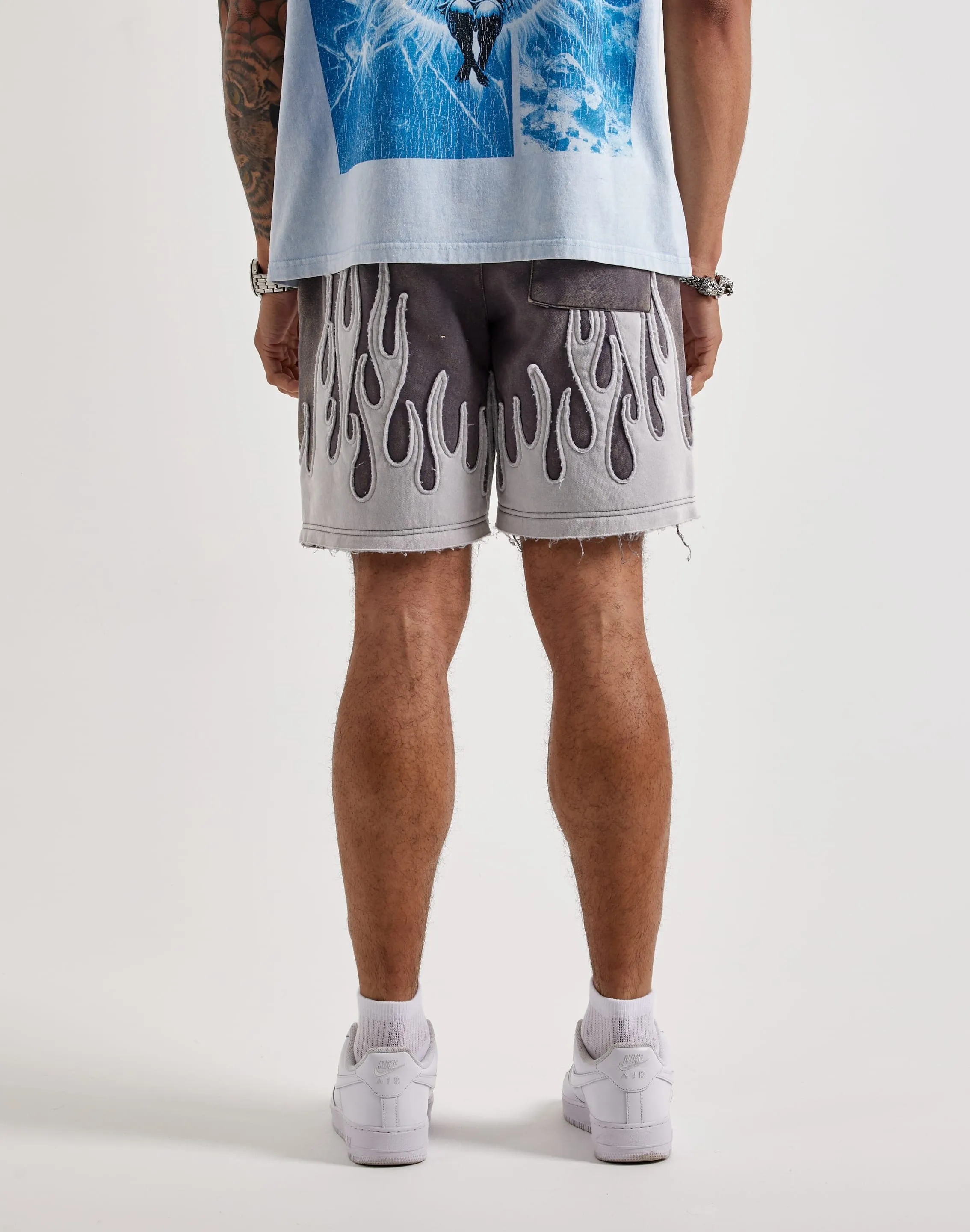 VentilatedKnit Smoke Rise Flame Fleece Shorts
