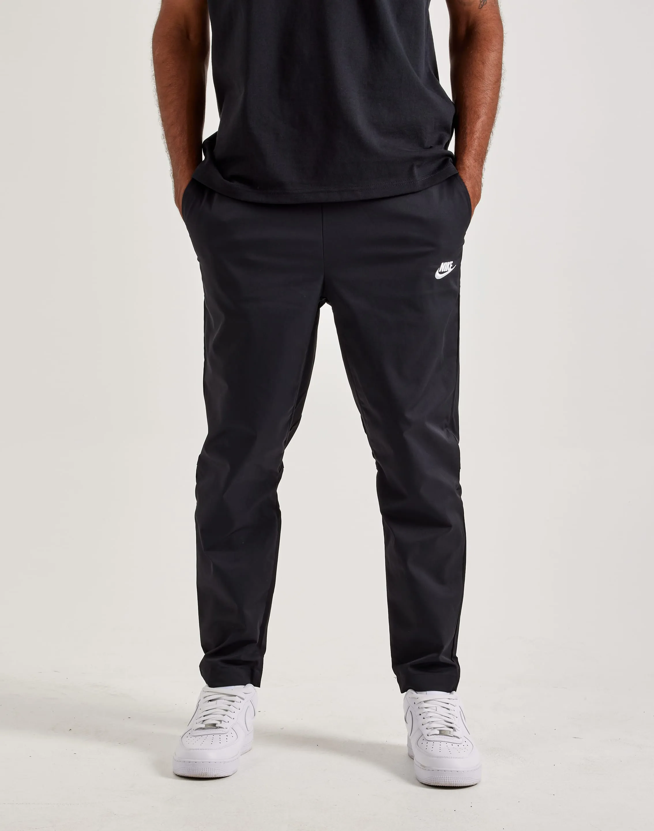FlatlockStitching Elegant Glow Nike Club Woven Tapered Leg Pants