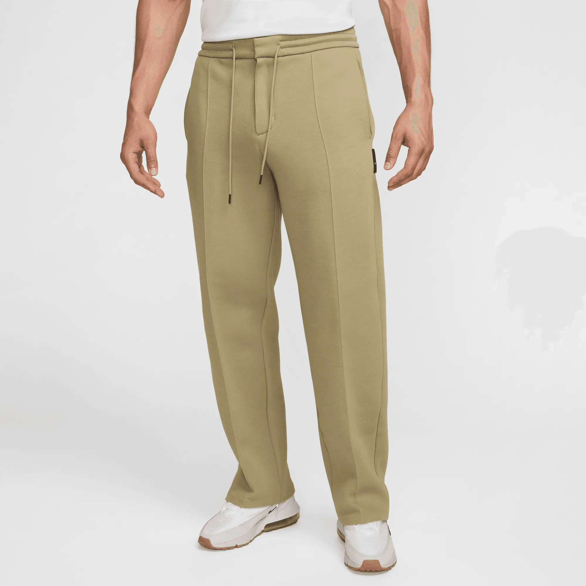 NIKE TECH TAILORED FLEECE PANTS- NEUTRAL OLIVE Flight Fit