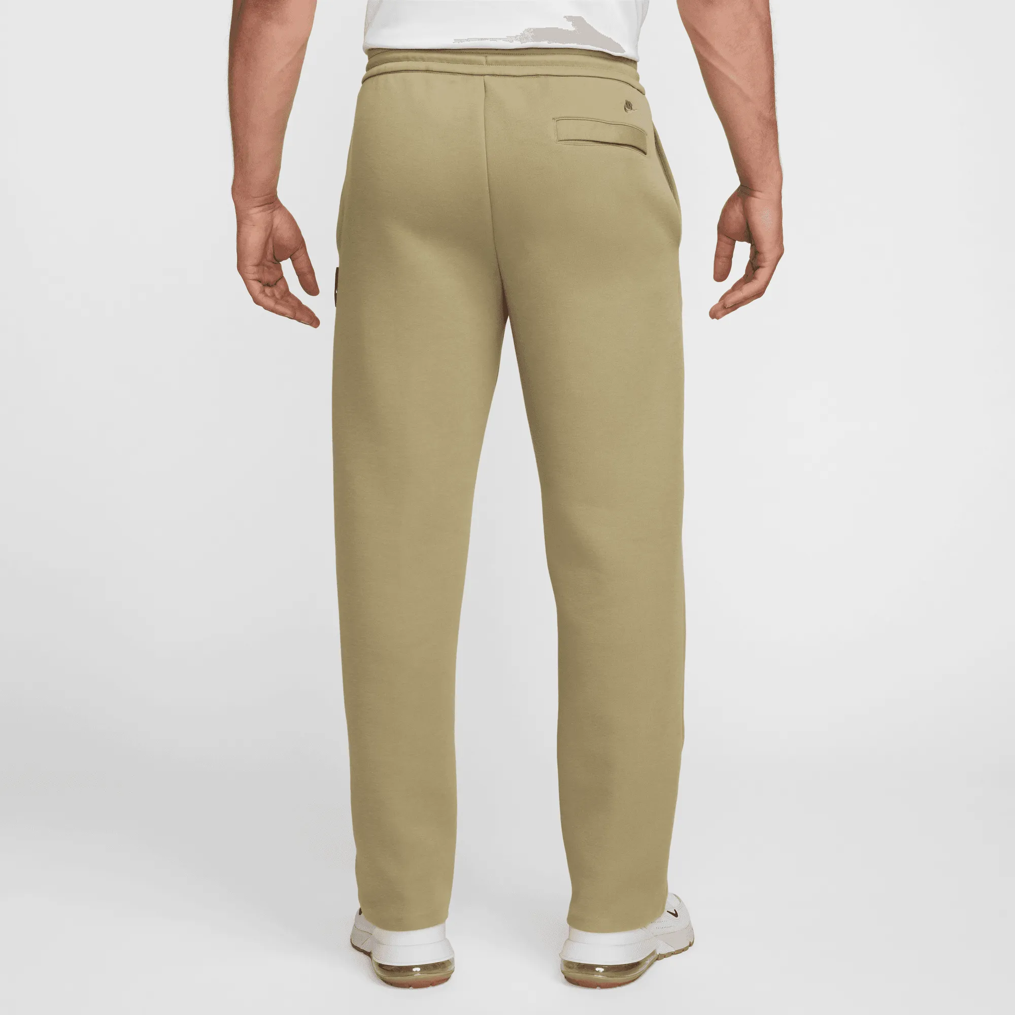 SnagResistant Weave WrinkleFreeFabric NIKE TECH TAILORED FLEECE PANTS- NEUTRAL OLIVE
