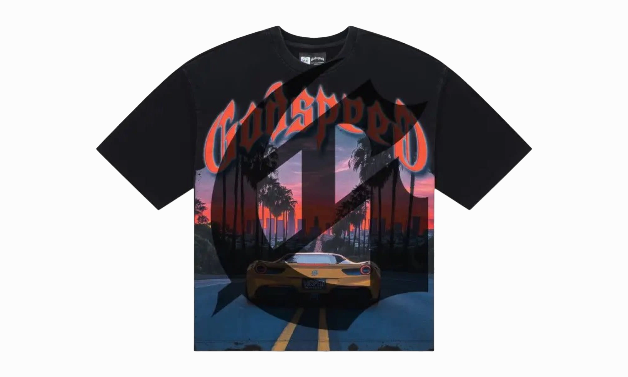 Glass Fit Sunset BLVD T-Shirt "Black"