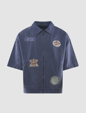 HighDensity Weave TWILL FULL ZIP SHIRT