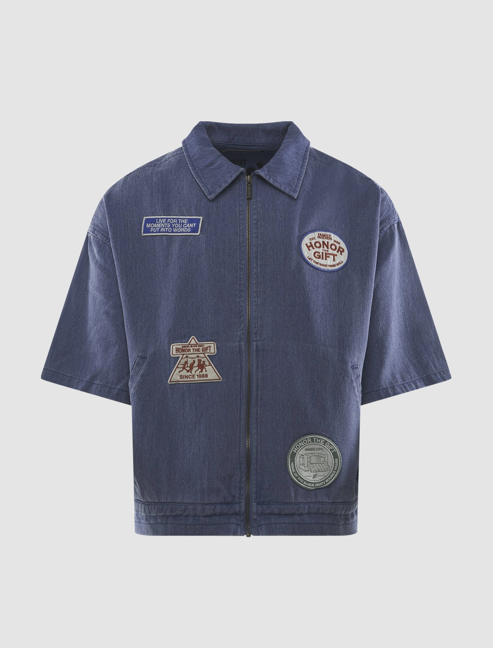 HighDensity Weave TWILL FULL ZIP SHIRT