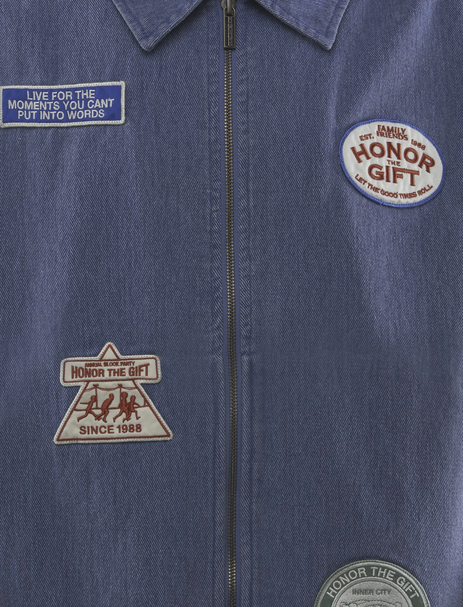 Odor Resistant Material DoubleStitchedSeams TWILL FULL ZIP SHIRT