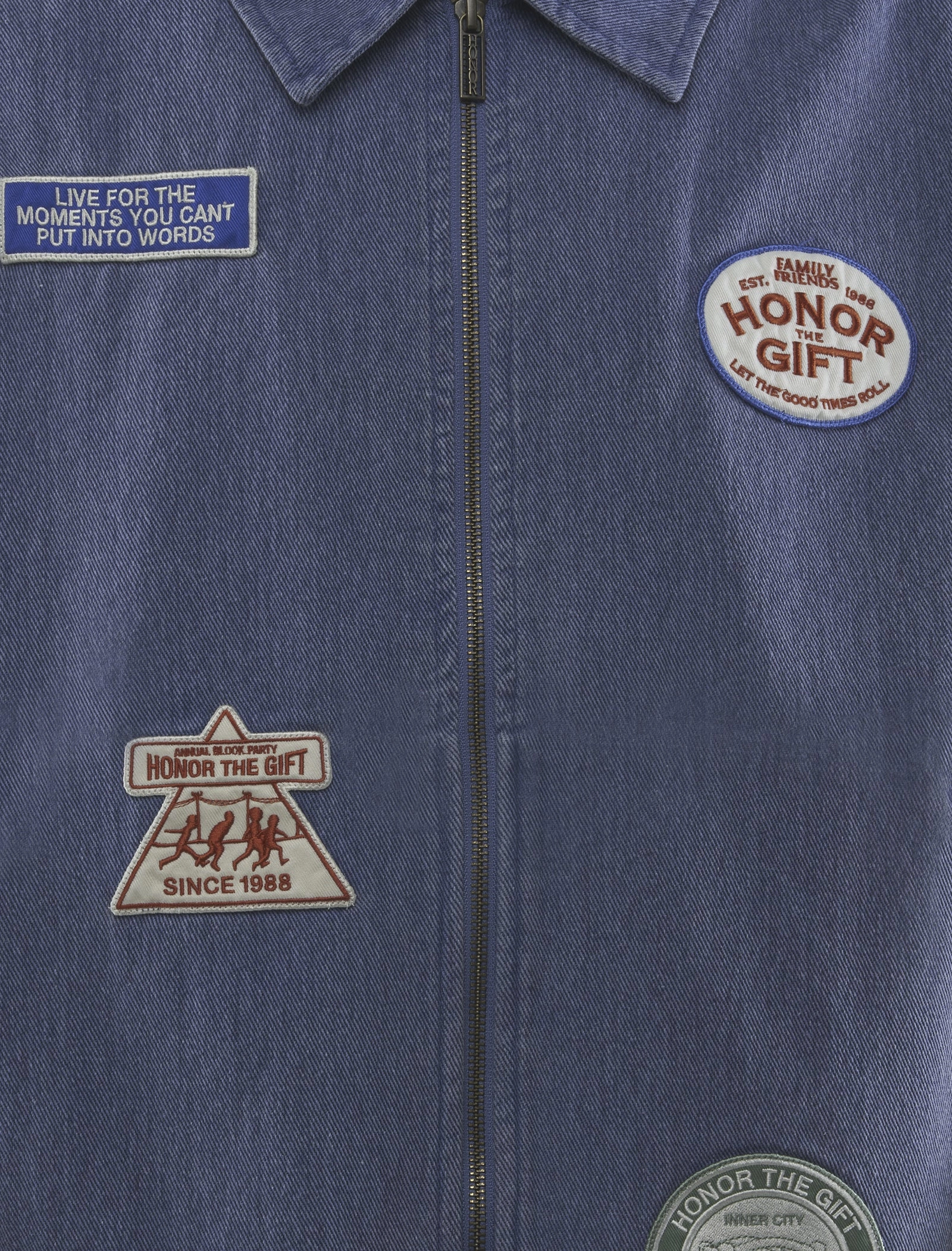 TWILL FULL ZIP SHIRT LowMaintenance Fabric TemperatureRegulatingLining