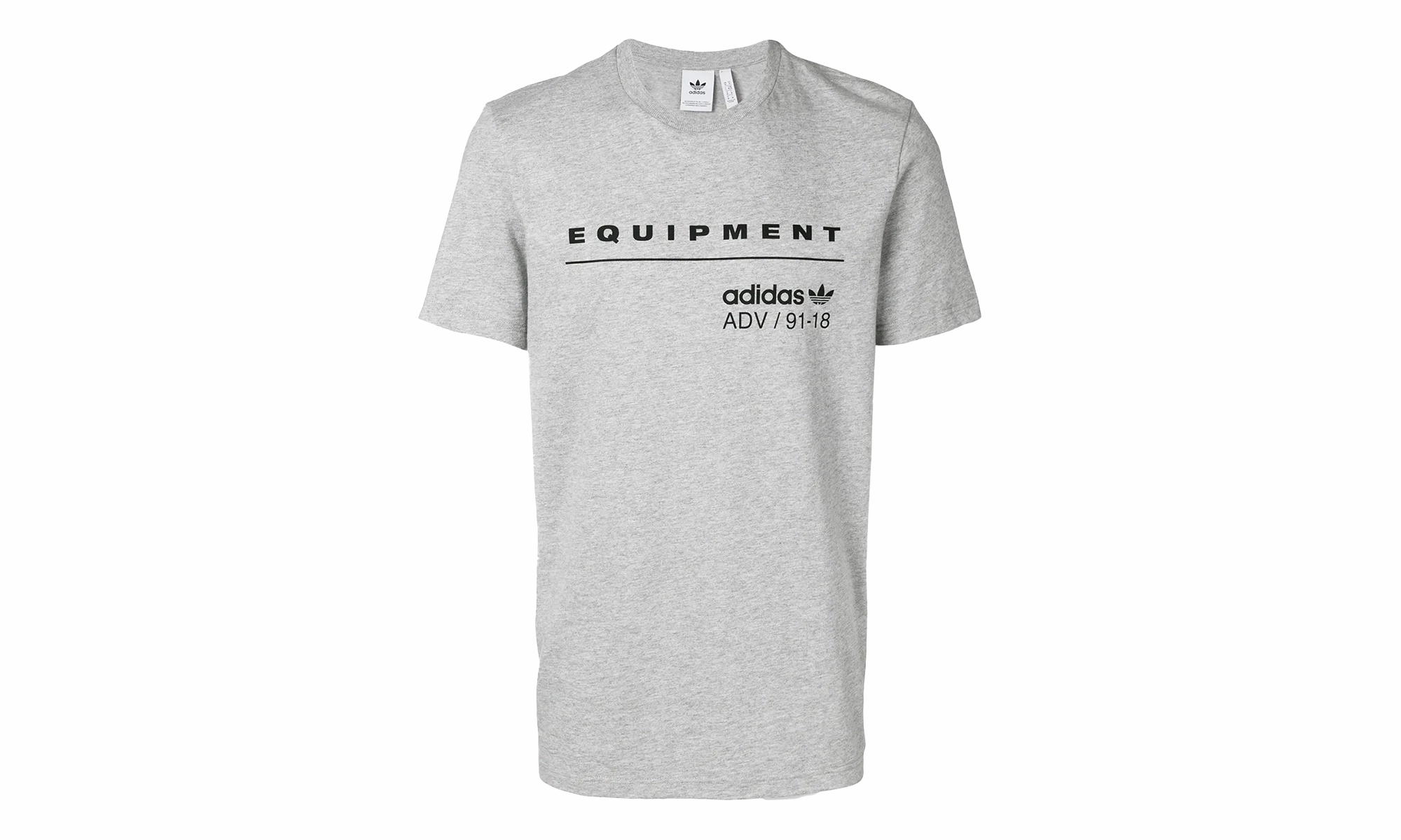 Adjustable Fit Originals EQT PDX Classic Tee "Medium Grey Heather / Black"