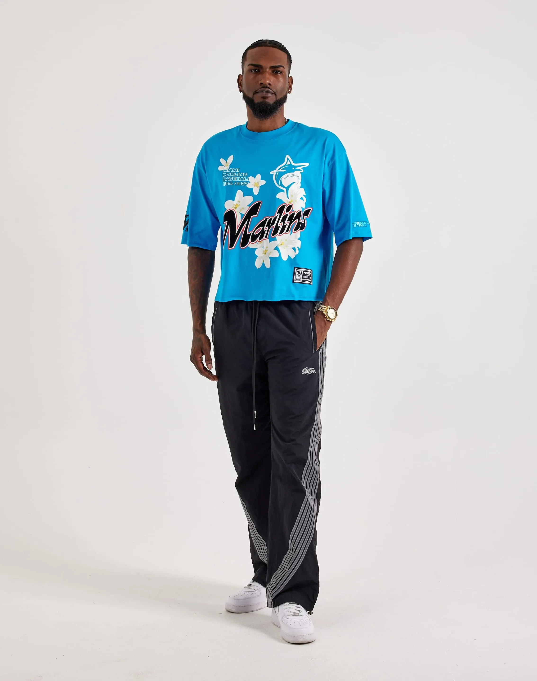 Pro Standard MLB Miami Marlins Urban Bloom Tee FourWayStretch Light Wool